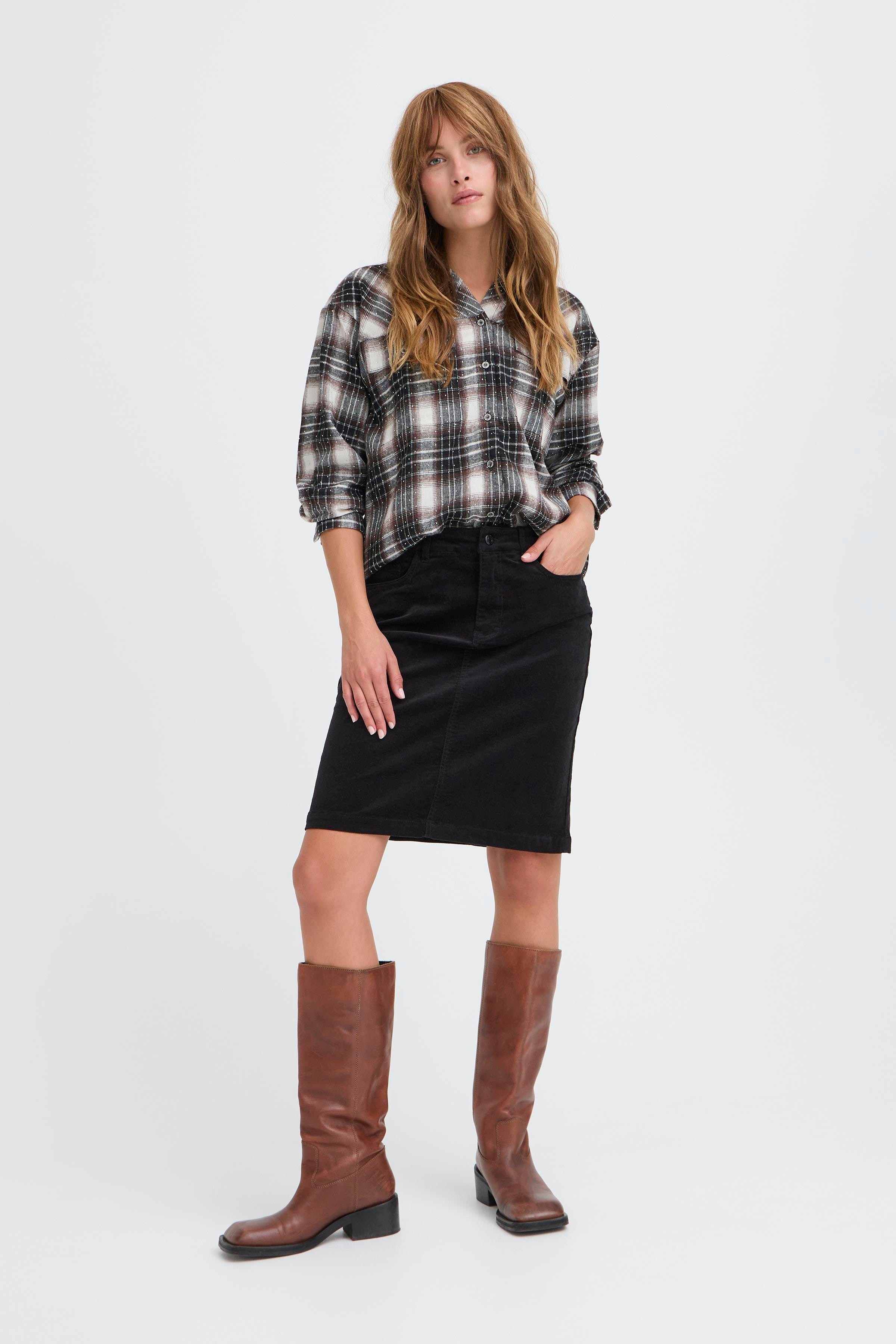 PZSALLY Skjørt LOOKBOOK FRONT 50210076-193911