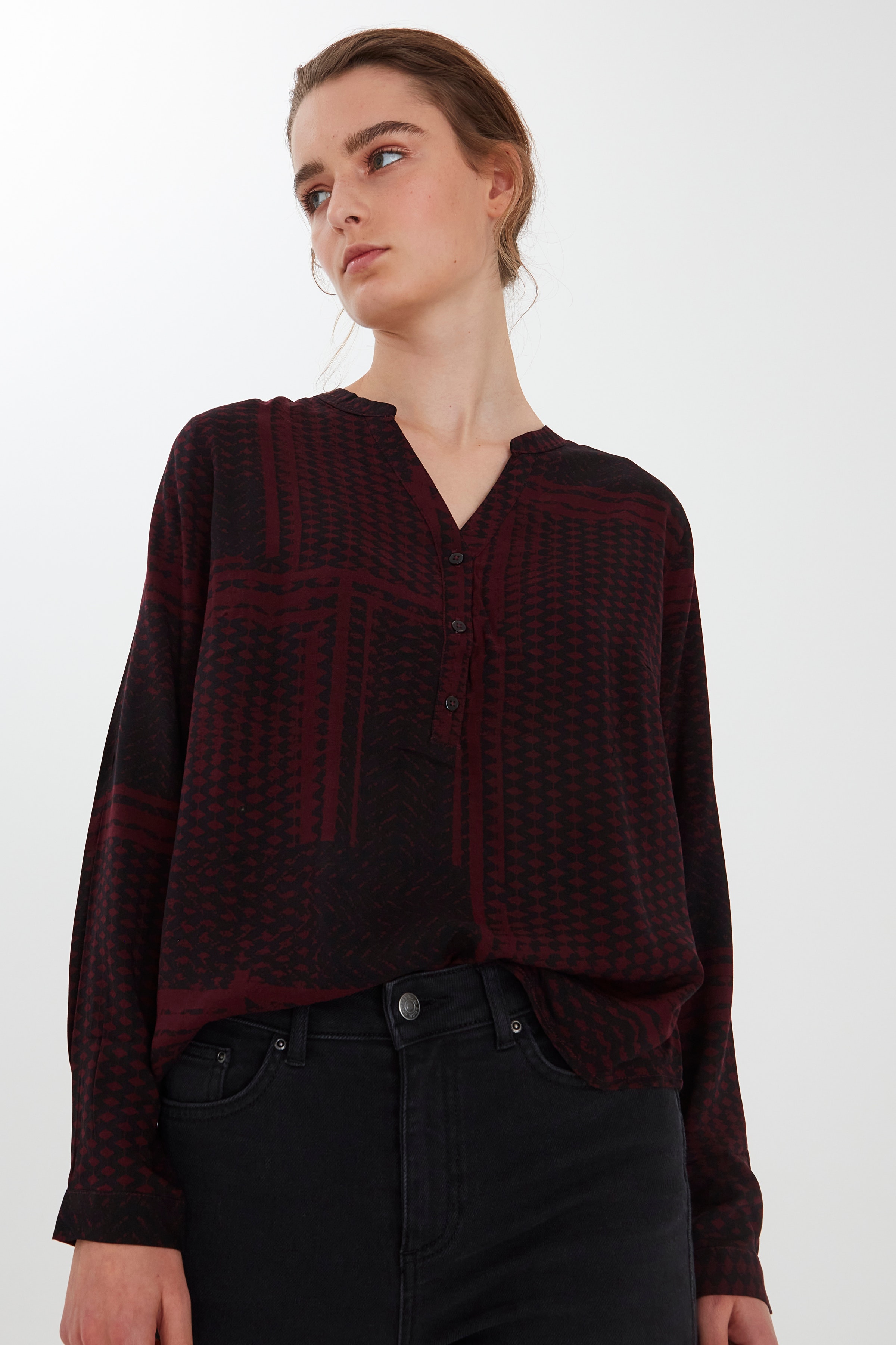 Langærmet bluse LOOKBOOK FRONT 20808578-80617