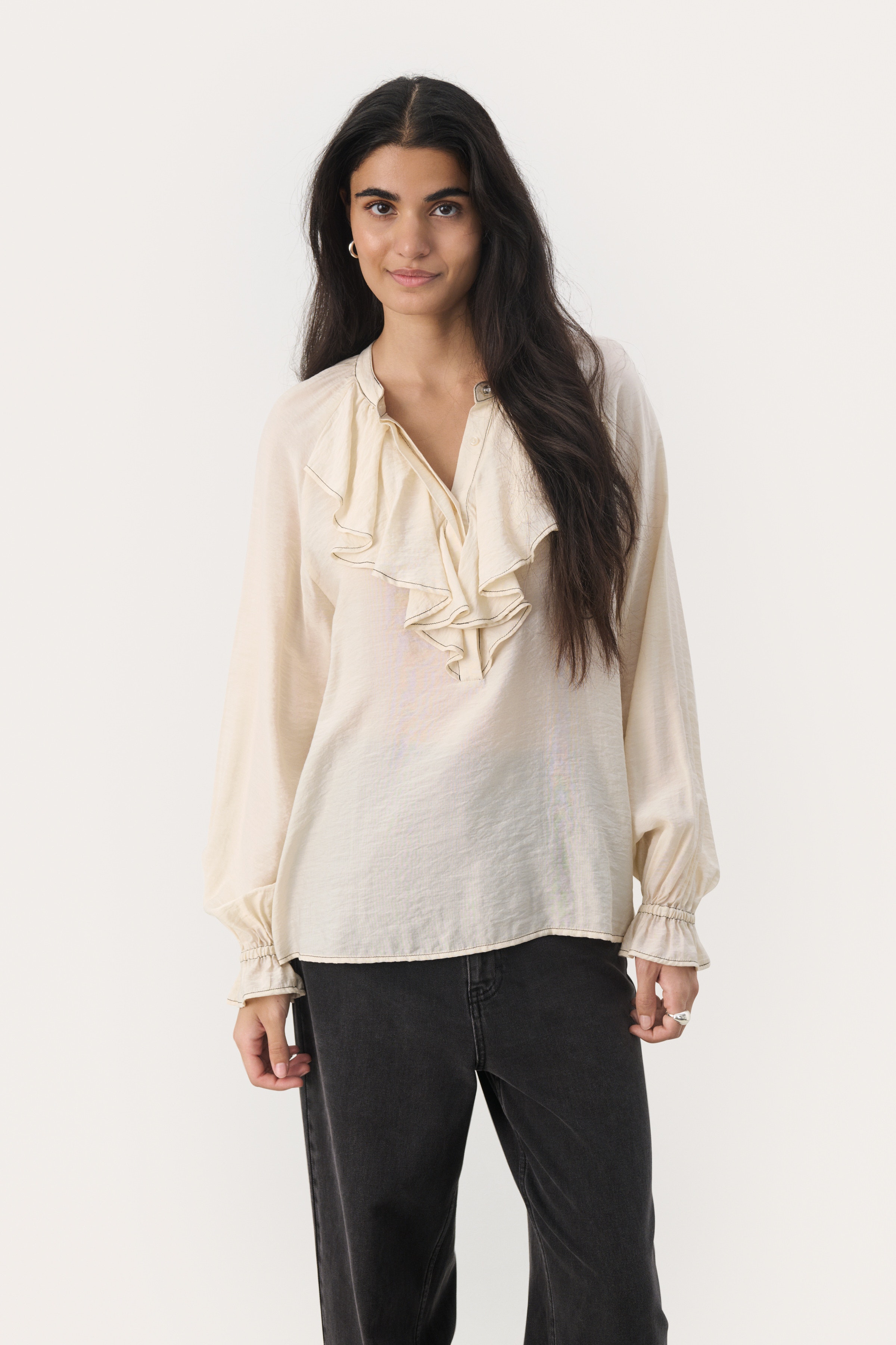 MelbaPW Bluse LOOKBOOK FRONT 30309078-130905
