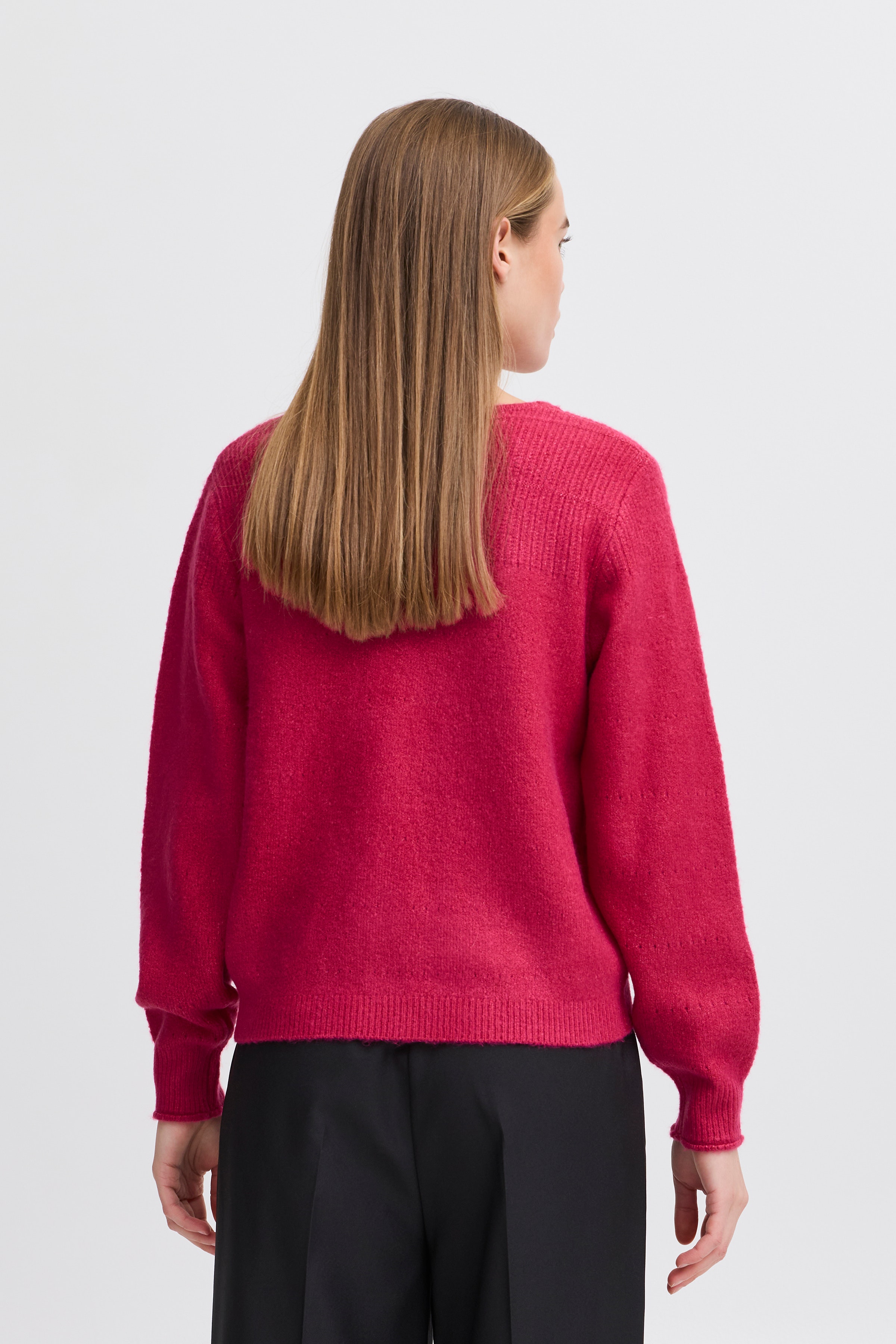 IHBANISE Strikket cardigan LOOKBOOK BACK 20122586-172034