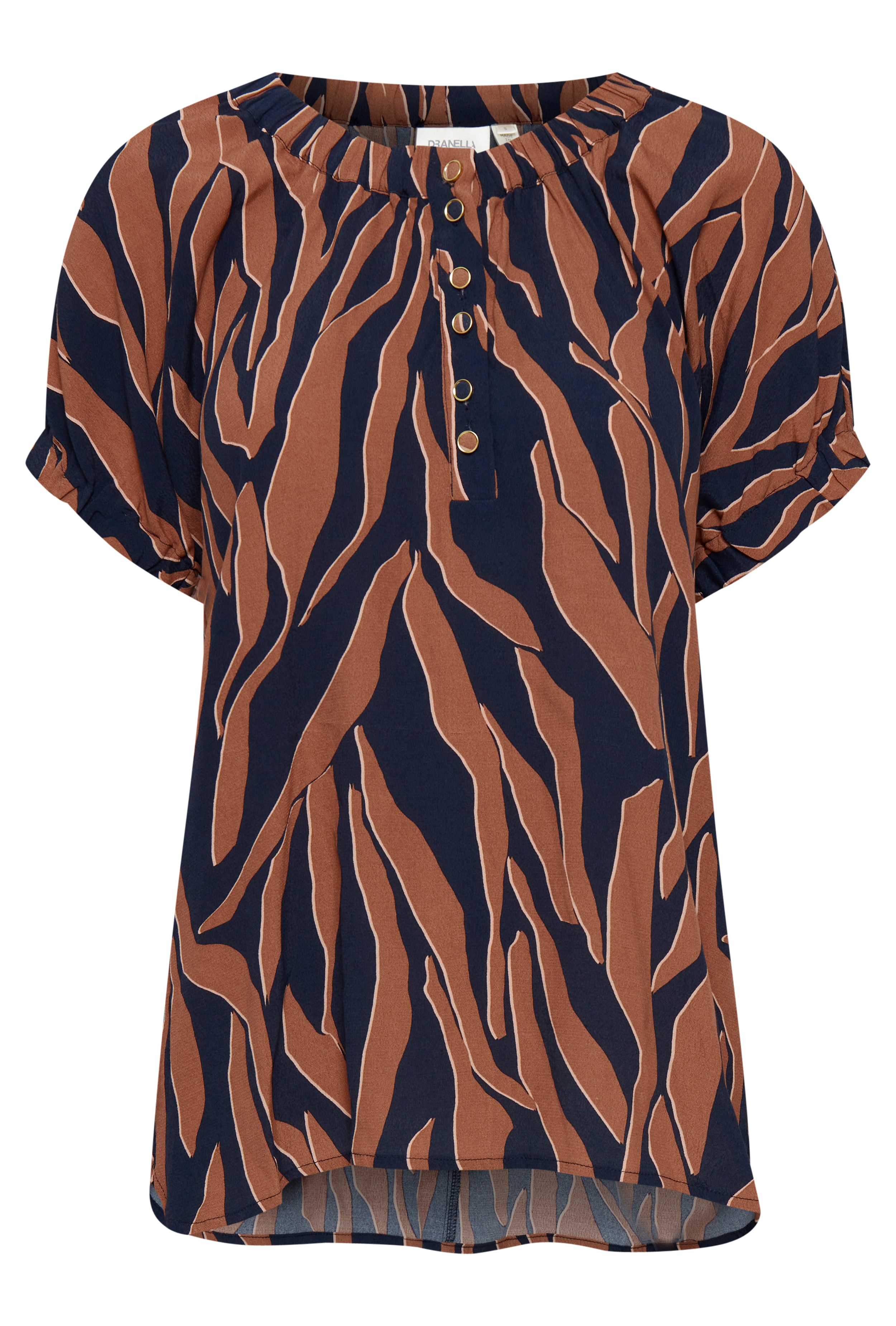 Blouse with short sleeve PACK FRONT 20404148-200879