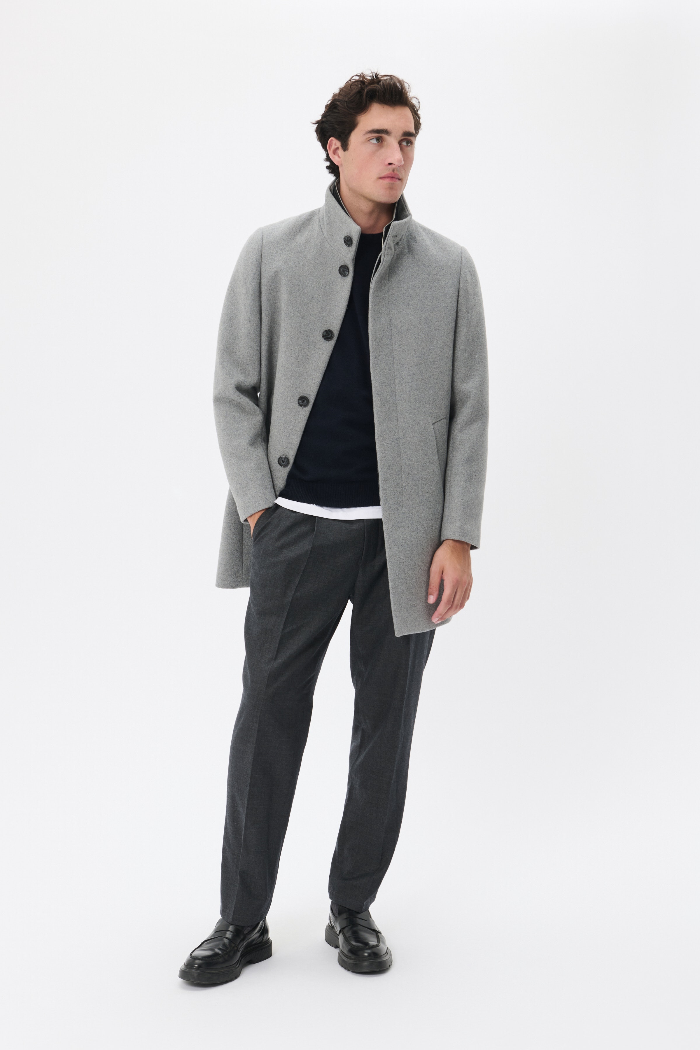 Harvey Wool Coat LOOKBOOK FRONT 30203845-300272