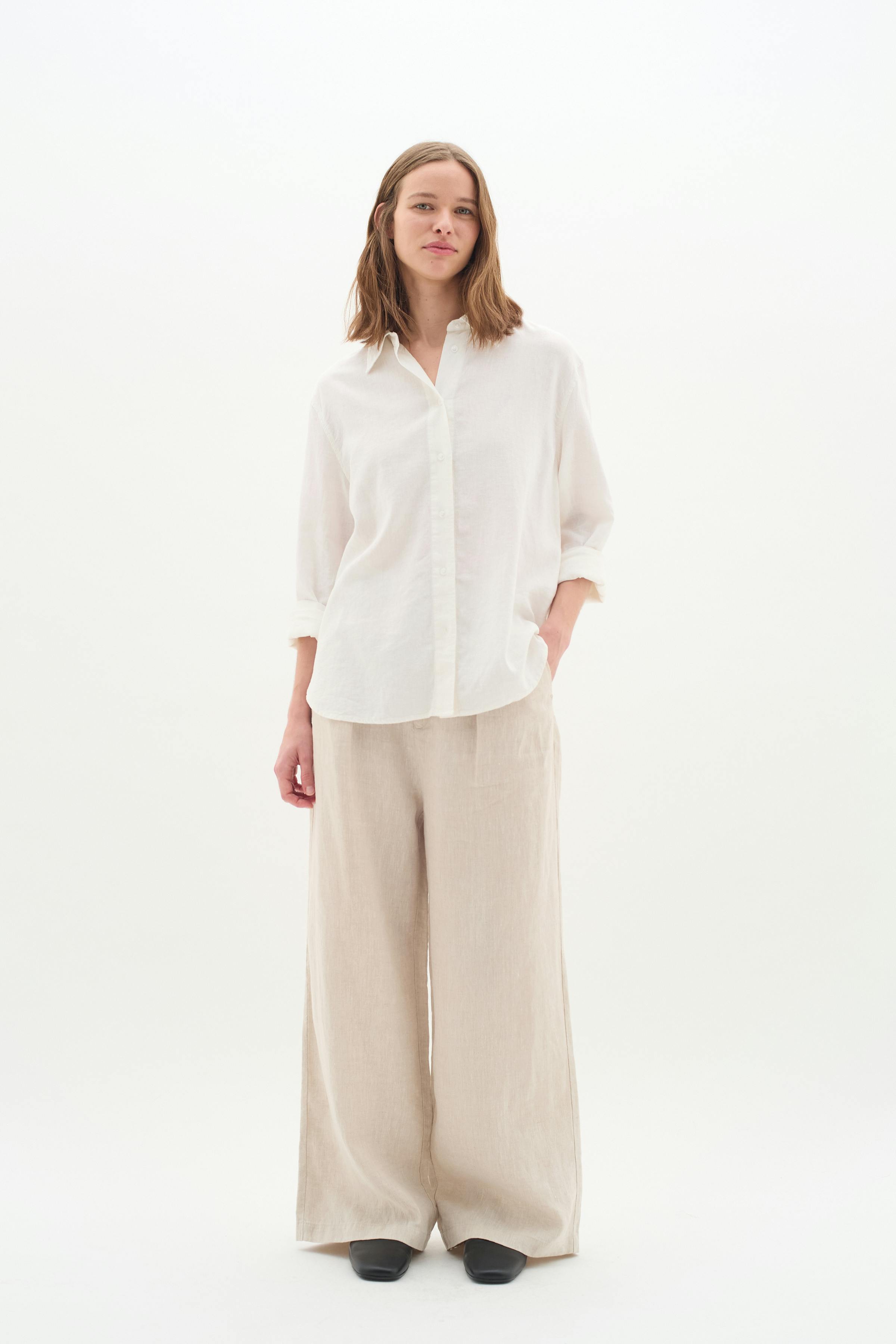 EllieIW Linnen Shirt LOOKBOOK FRONT 30109310-300001