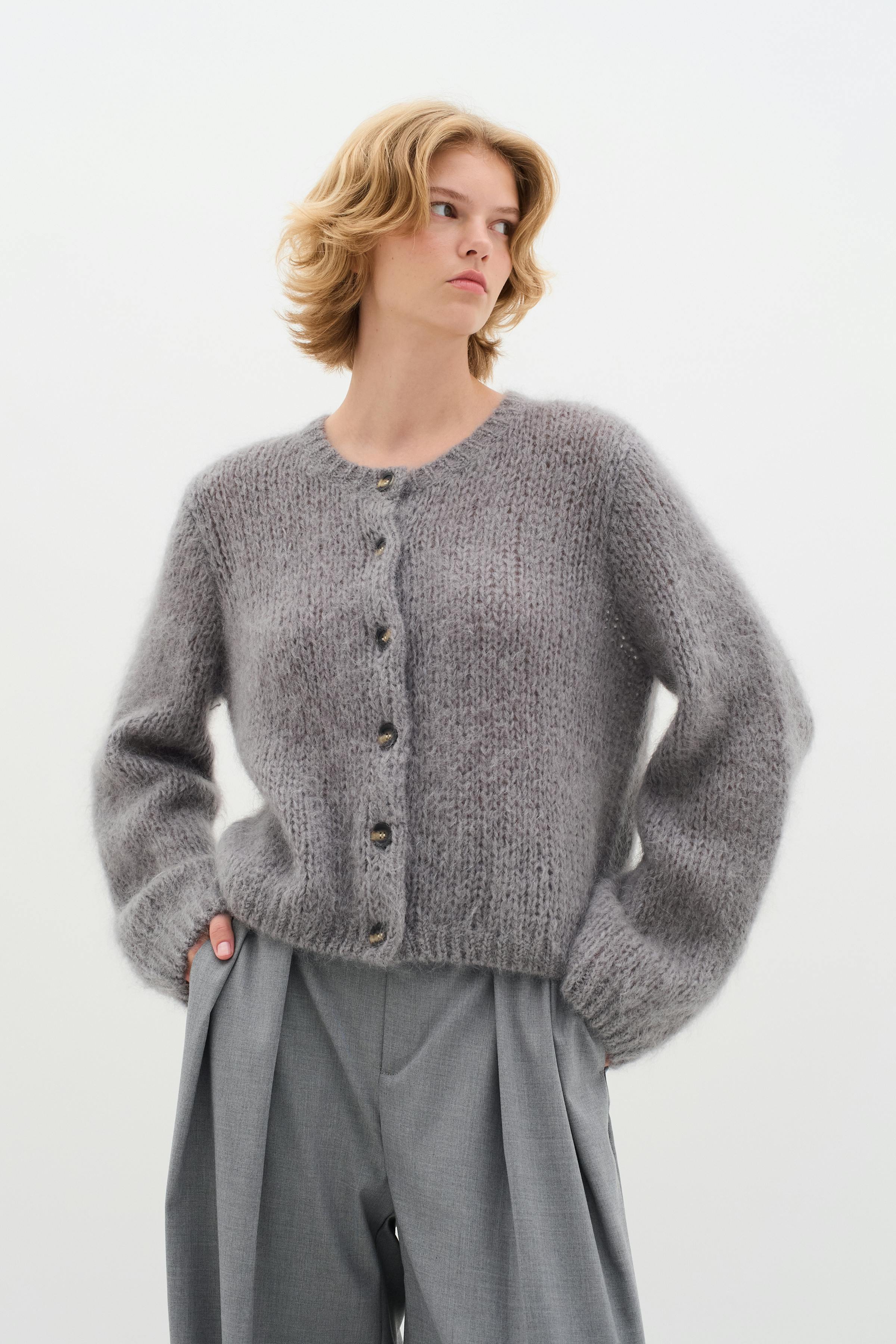 JetraIW Mohair Cardigan LOOKBOOK FRONT 30109620-1740161