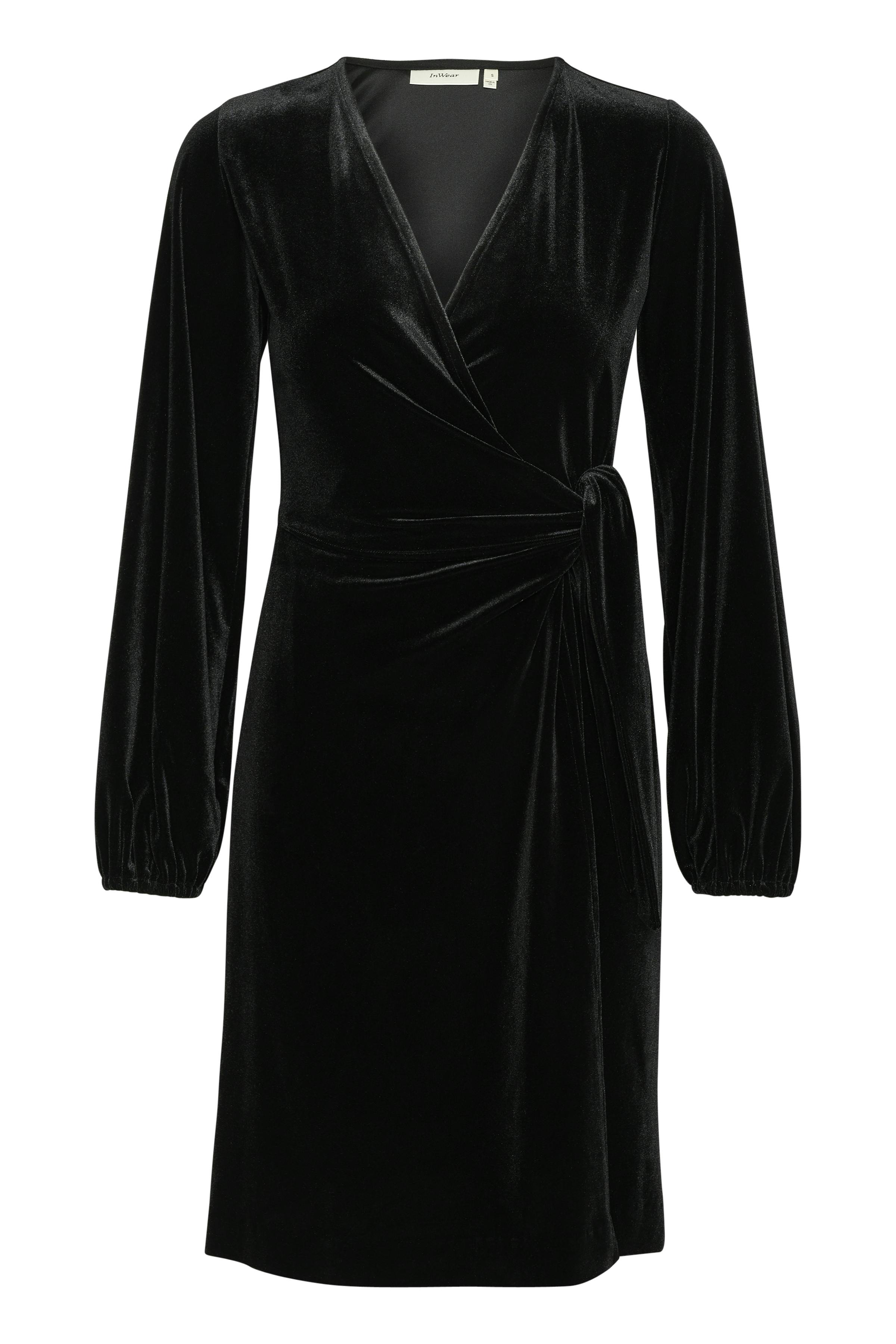 BrynnIW Goriel Velour Wrap Dress PACK FRONT 30110083-194008