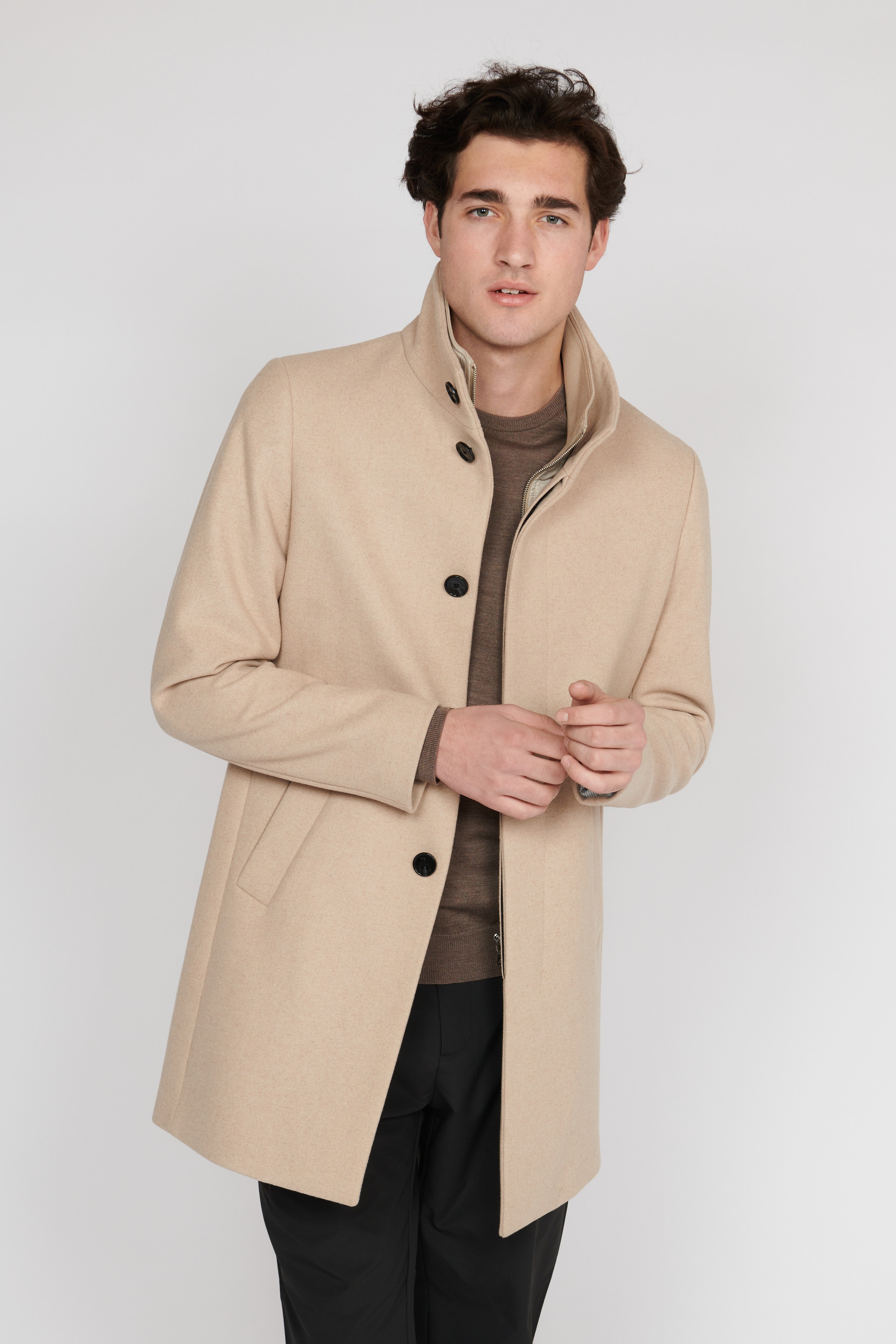 Harvey Wool Coat LOOKBOOK FRONT 30203845-161105