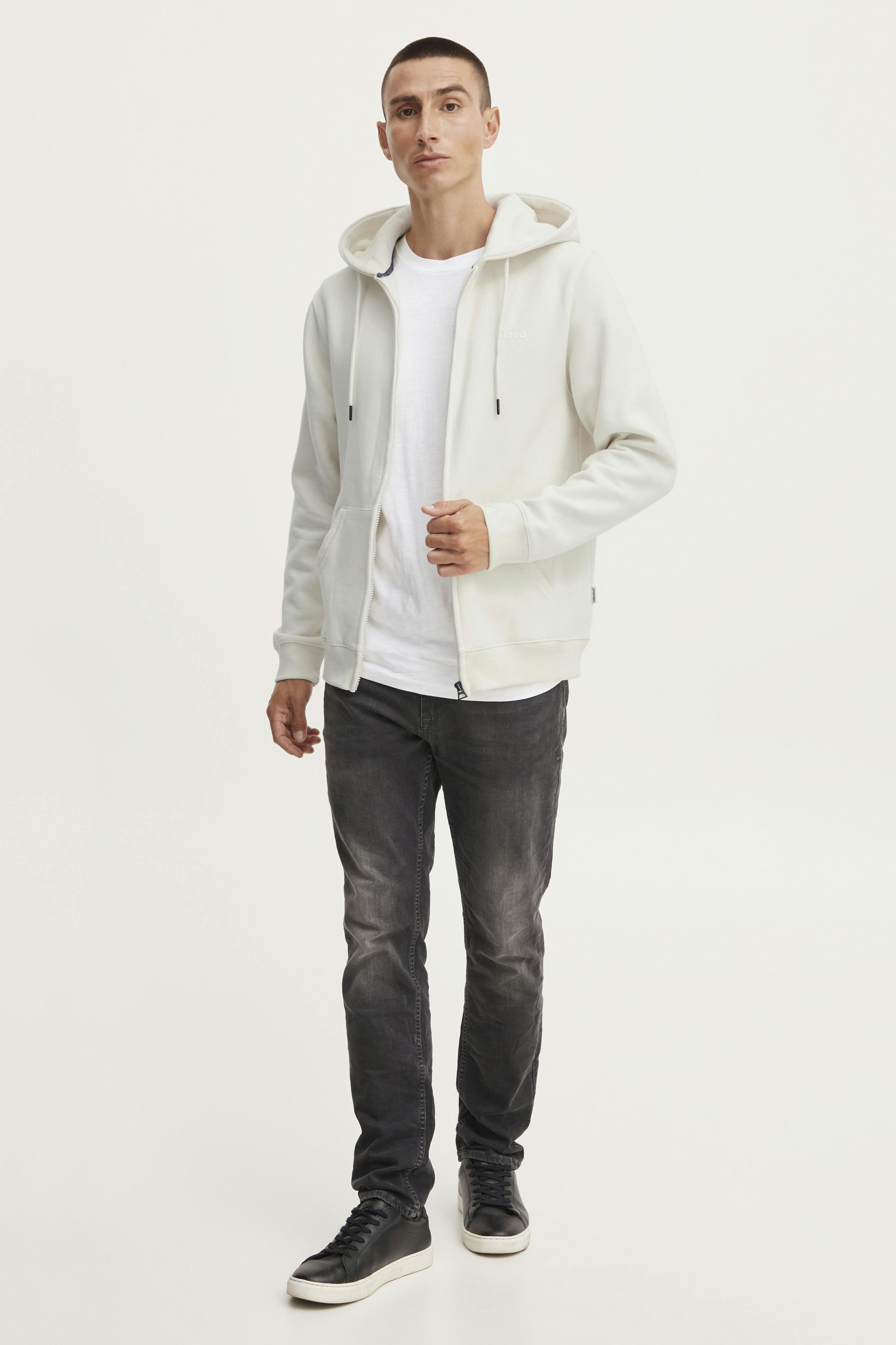 Hoodie med glidelås LOOKBOOK FRONT 20714494-110103