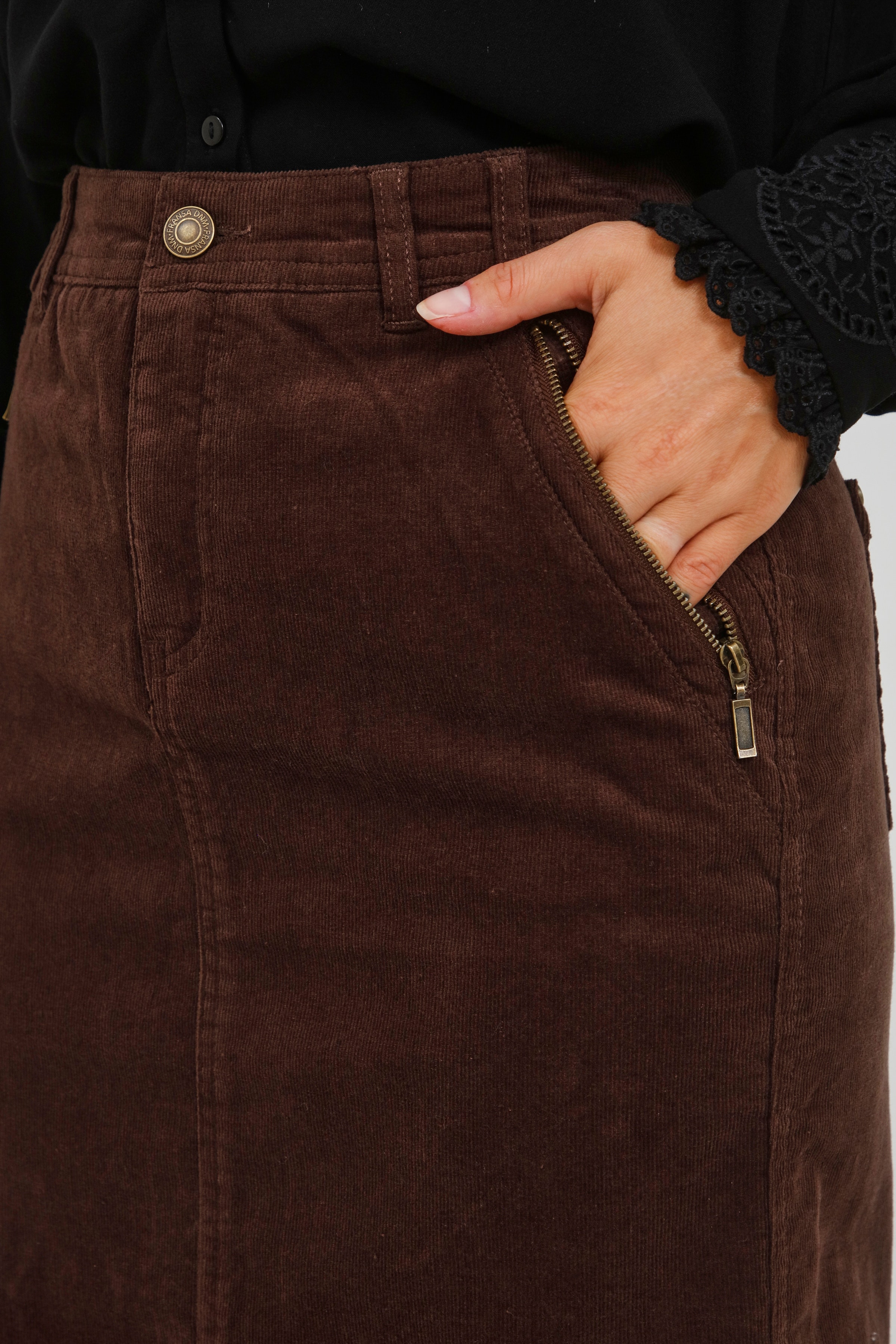 FRCACORD Skjørt LOOKBOOK DETAIL 20609795-190915