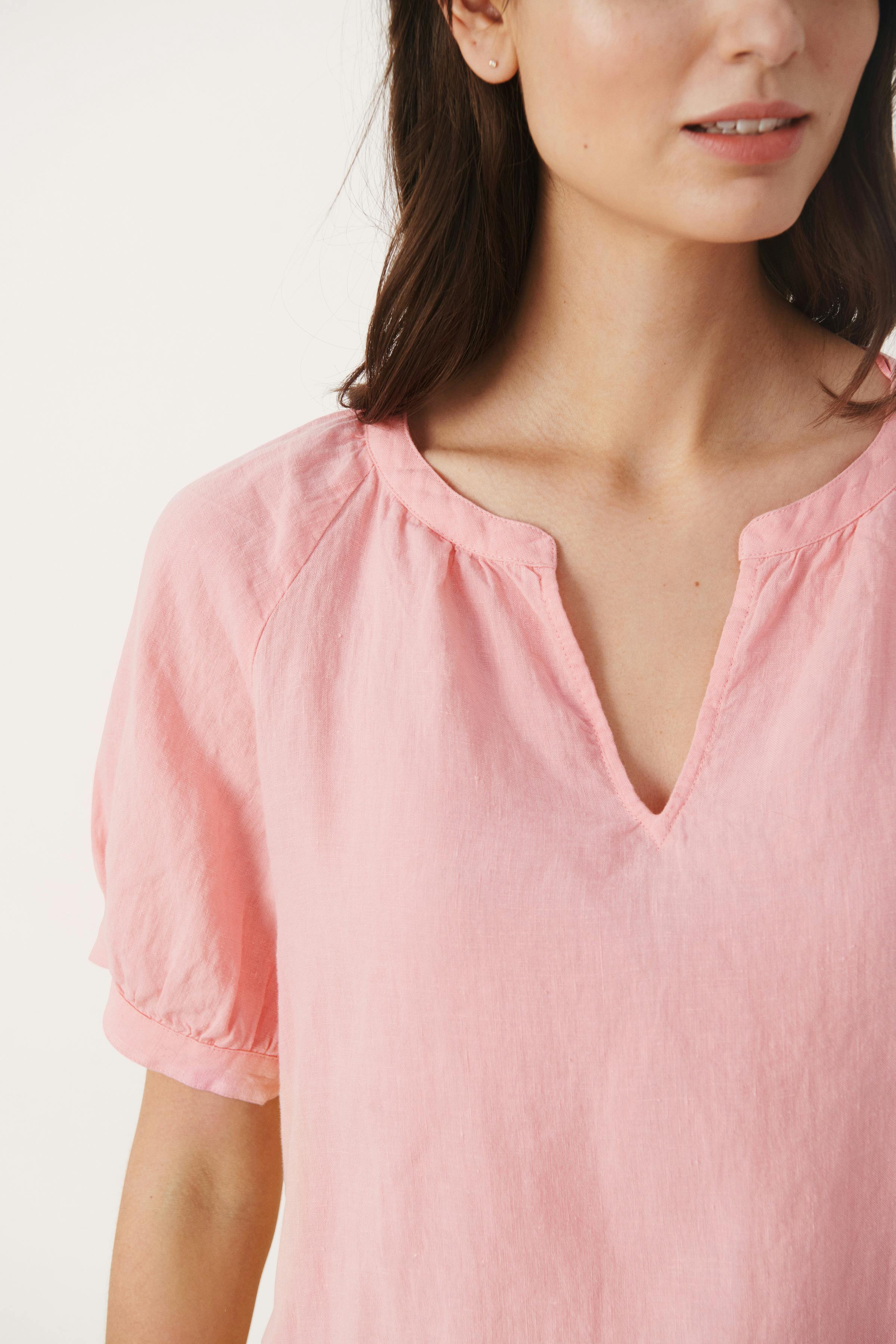 PopsyPW Short-sleeved linen blouse LOOKBOOK DETAIL 30306825-151816