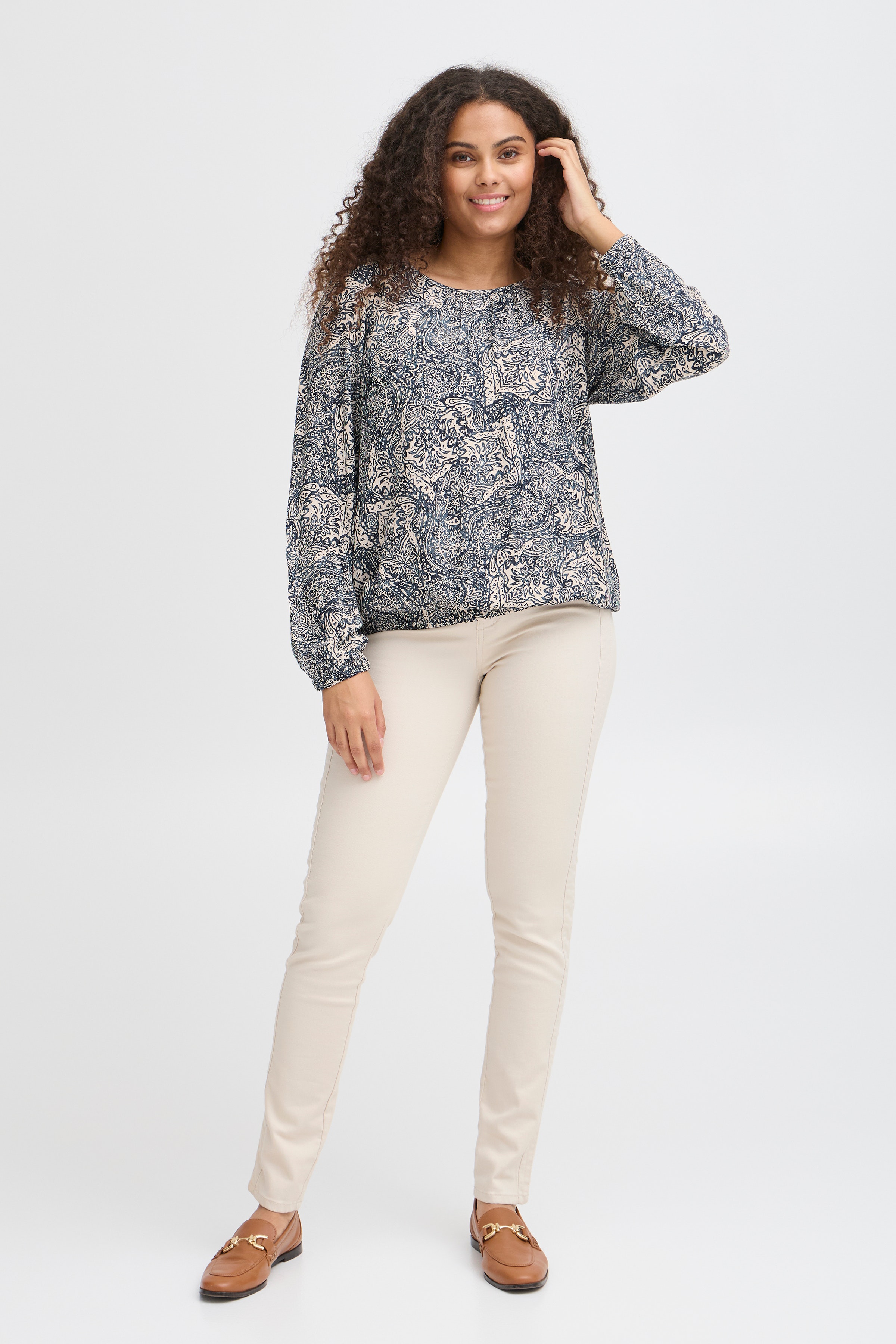 FRFLOWY Blouse with long sleeve LOOKBOOK FRONT 20615119-204052