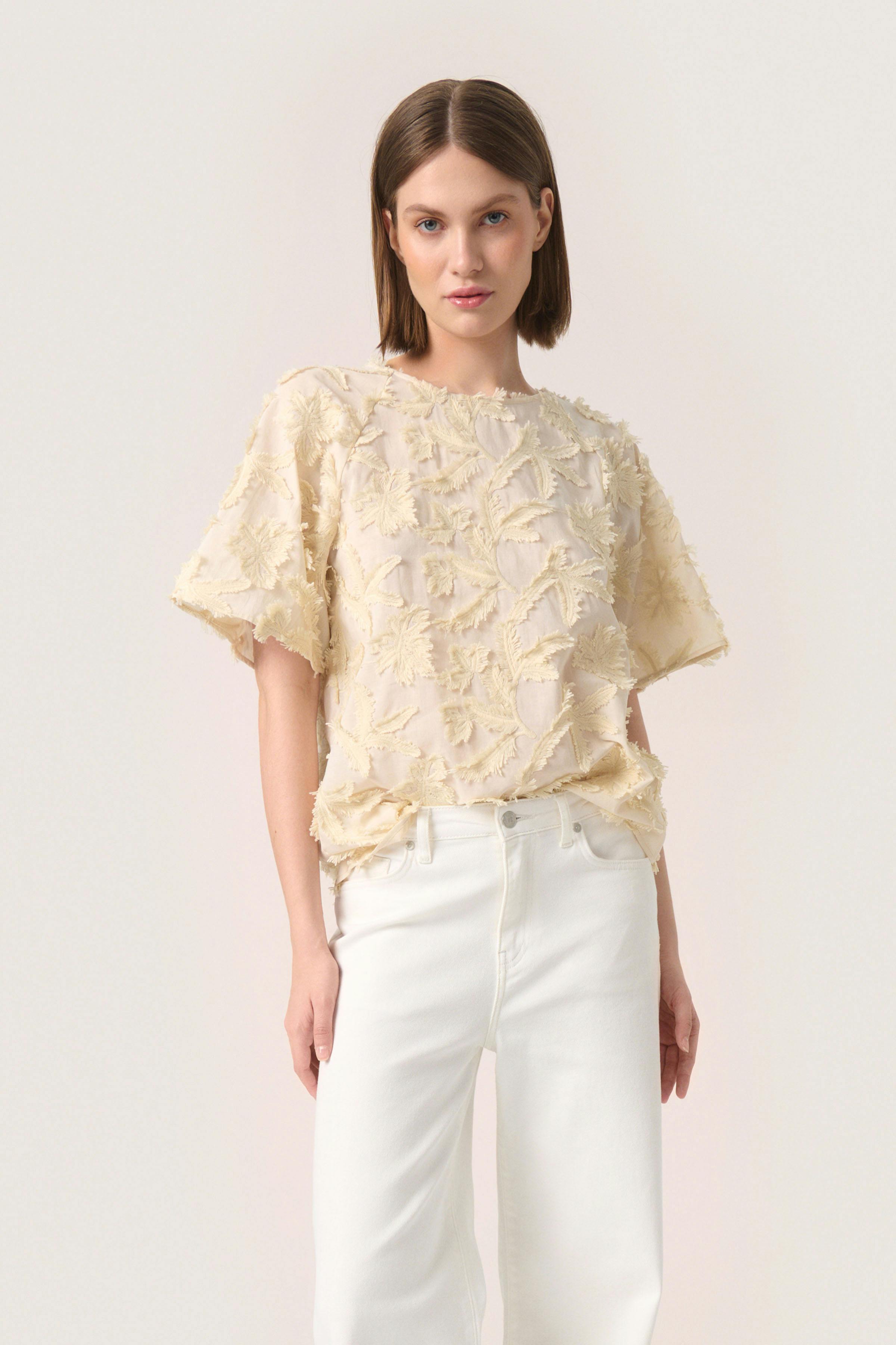 SLLucia Bluse LOOKBOOK FRONT 30407412-110701