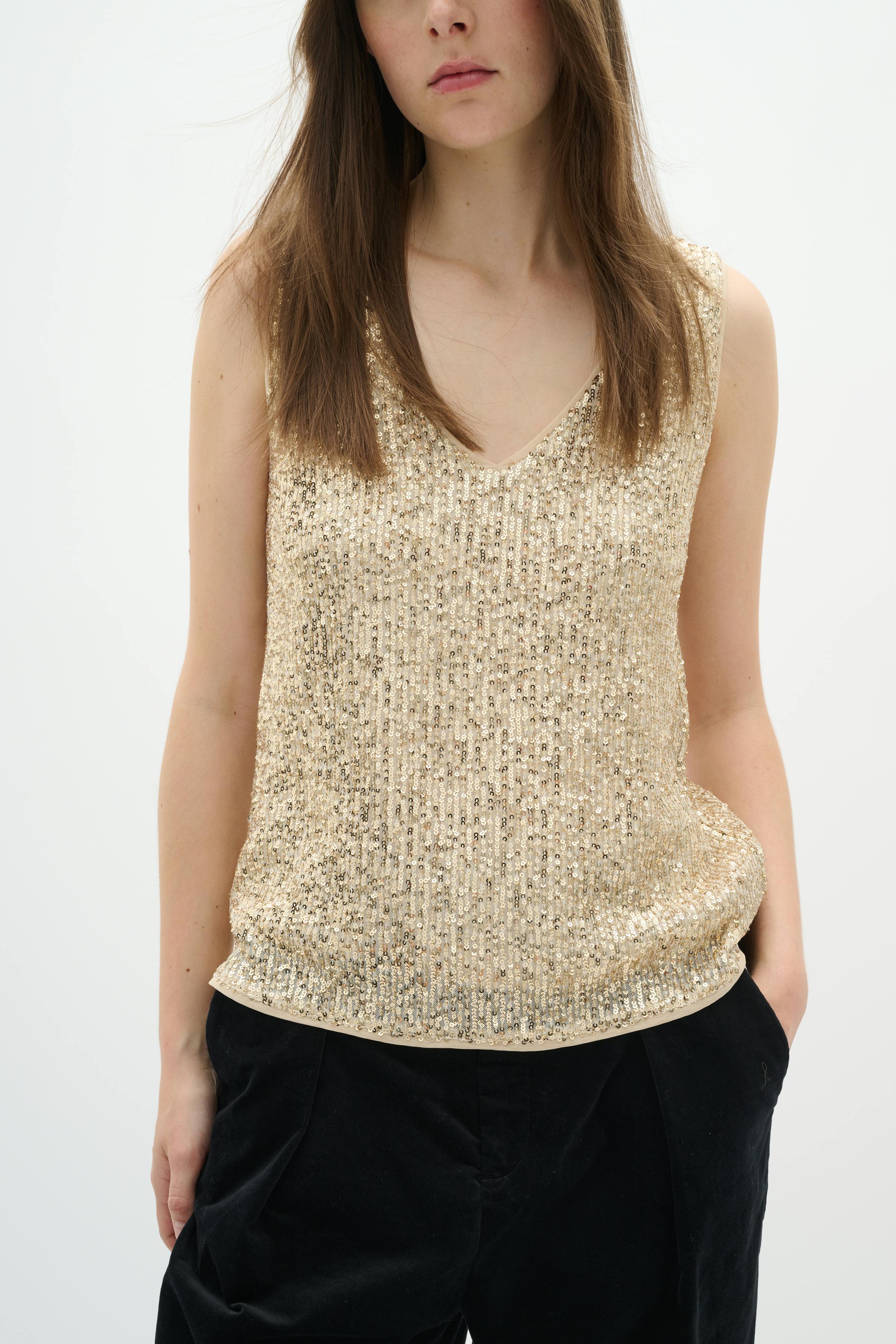 BarbaraIW Sequin Top LOOKBOOK DETAIL 30109888-300031