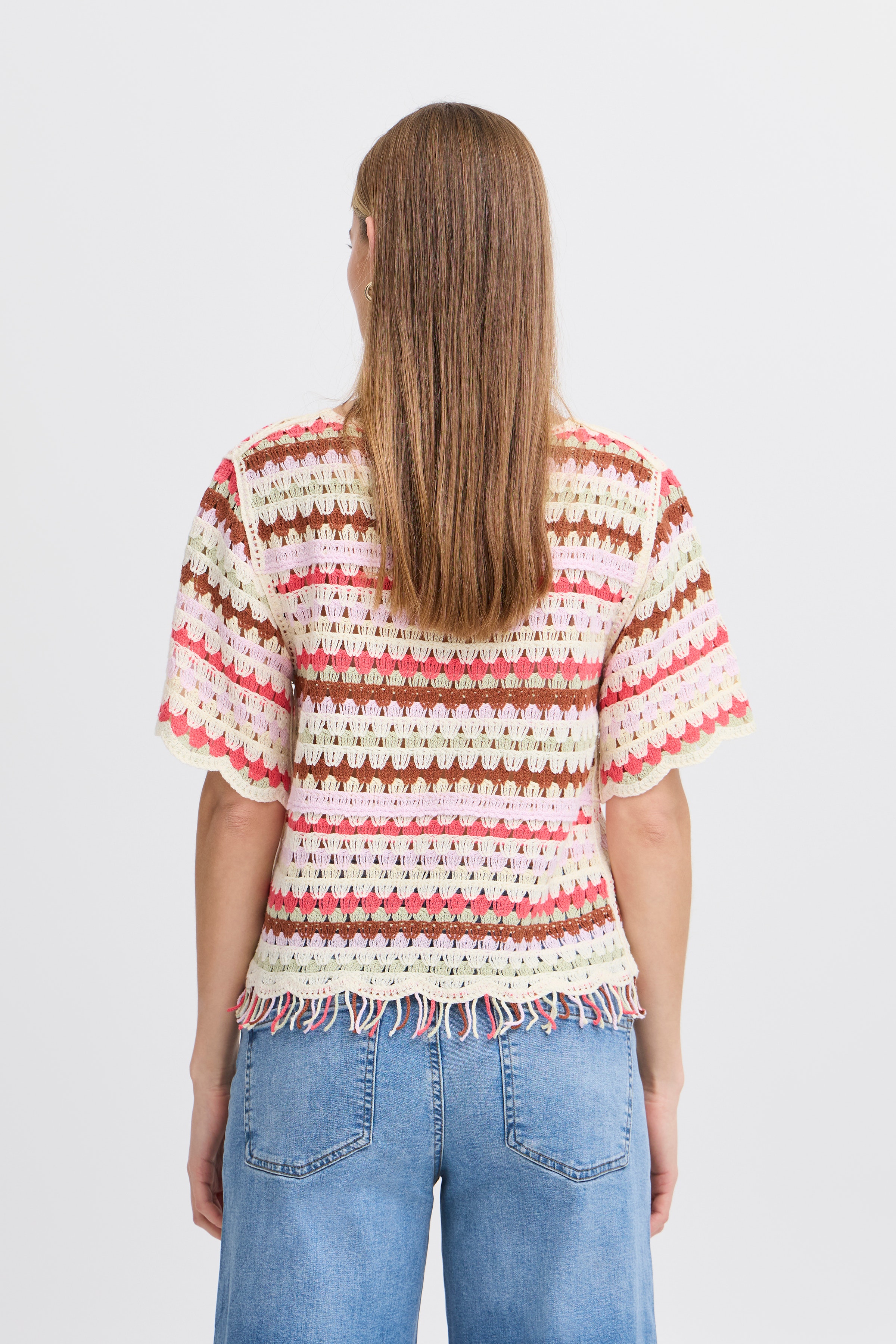 IHBANDIE Kortermet bluse LOOKBOOK BACK 20122941-200681