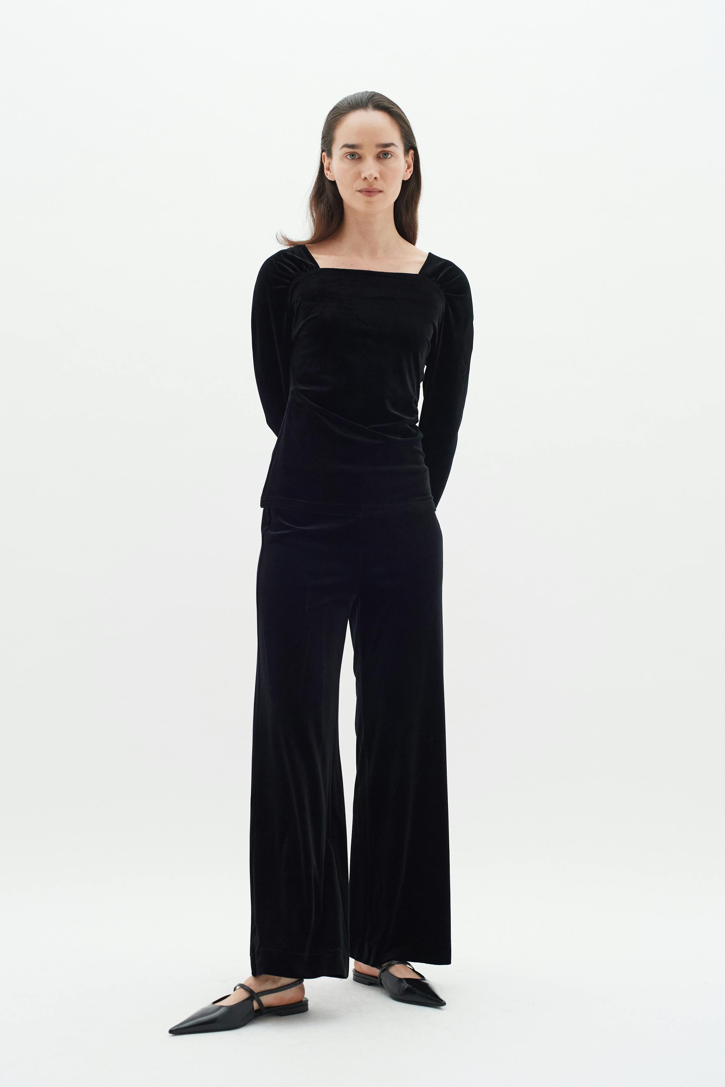 JaquehIW Velour Trousers LOOKBOOK FRONT 30109906-194008