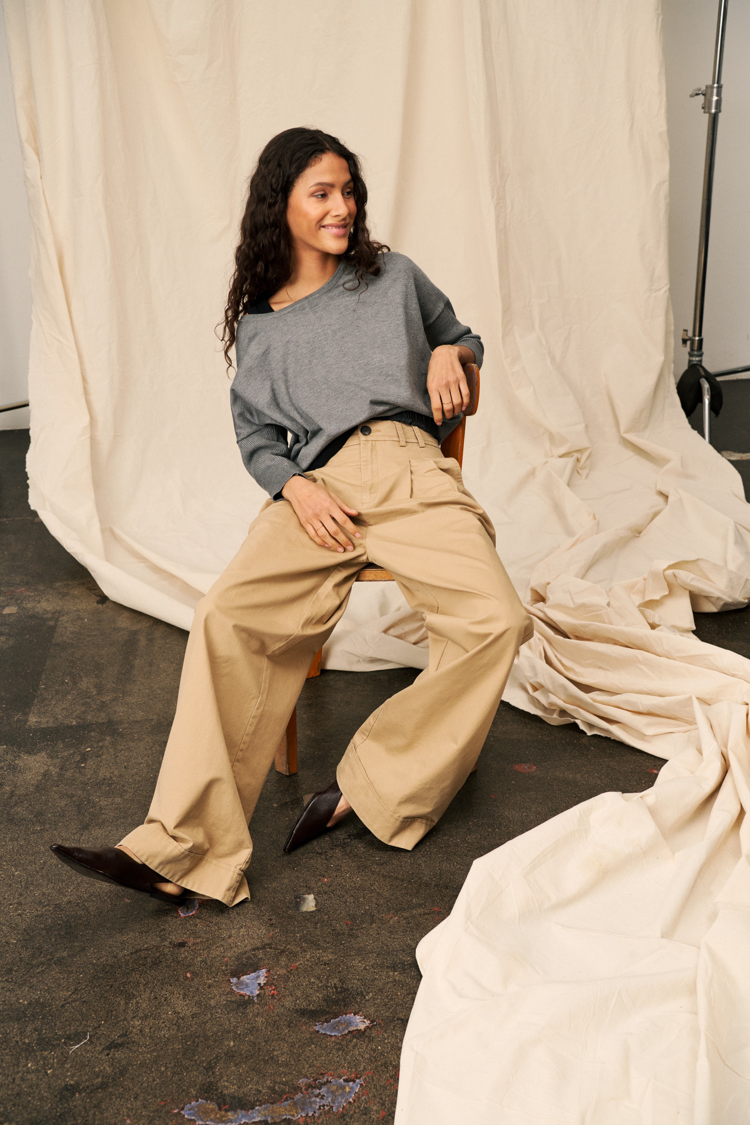 MilaSZ R-Neck Pullover LOCATION NONE 30500003-1739141