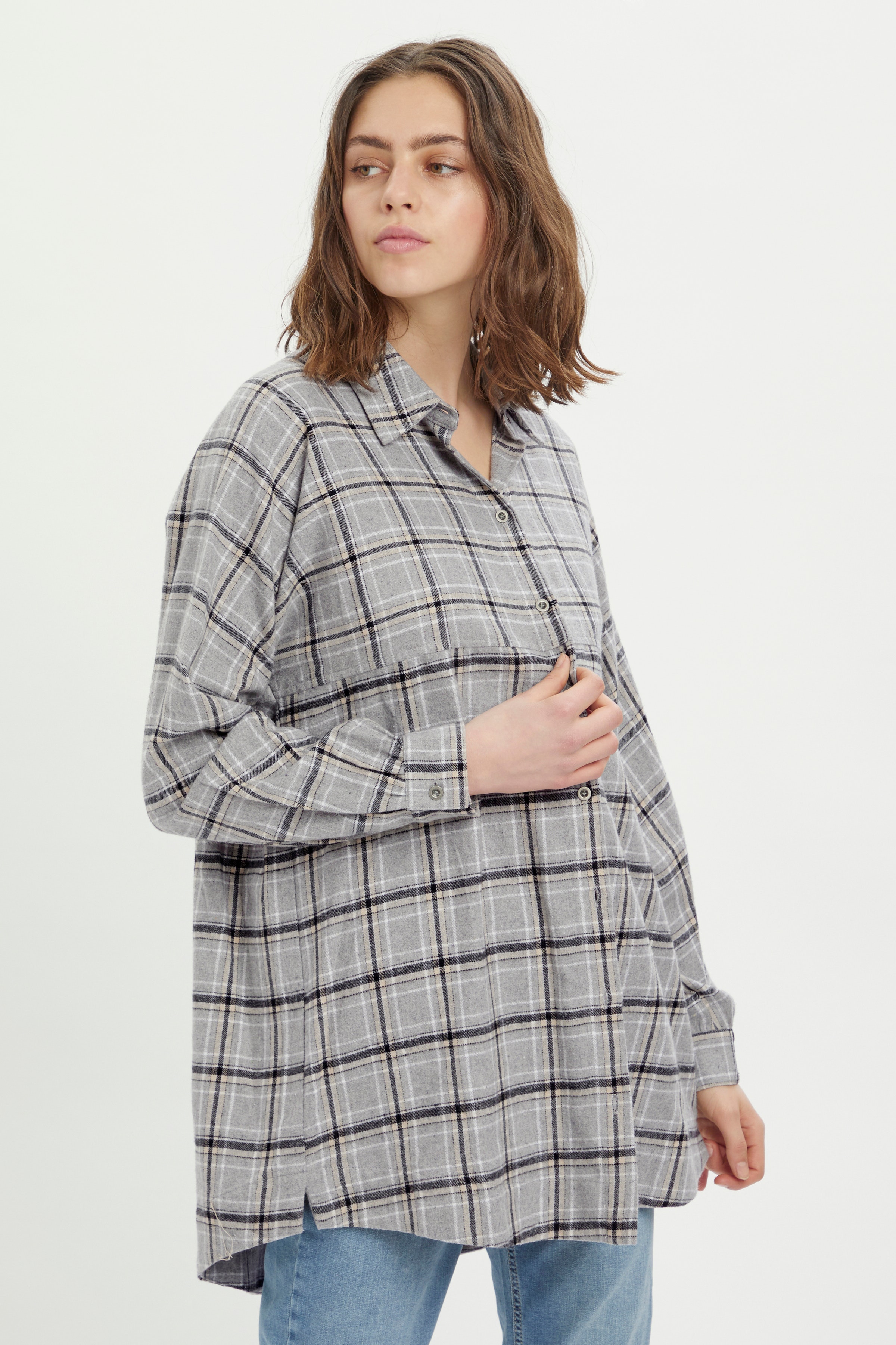 Långärmad skjorta LOOKBOOK FRONT 10703533-101770