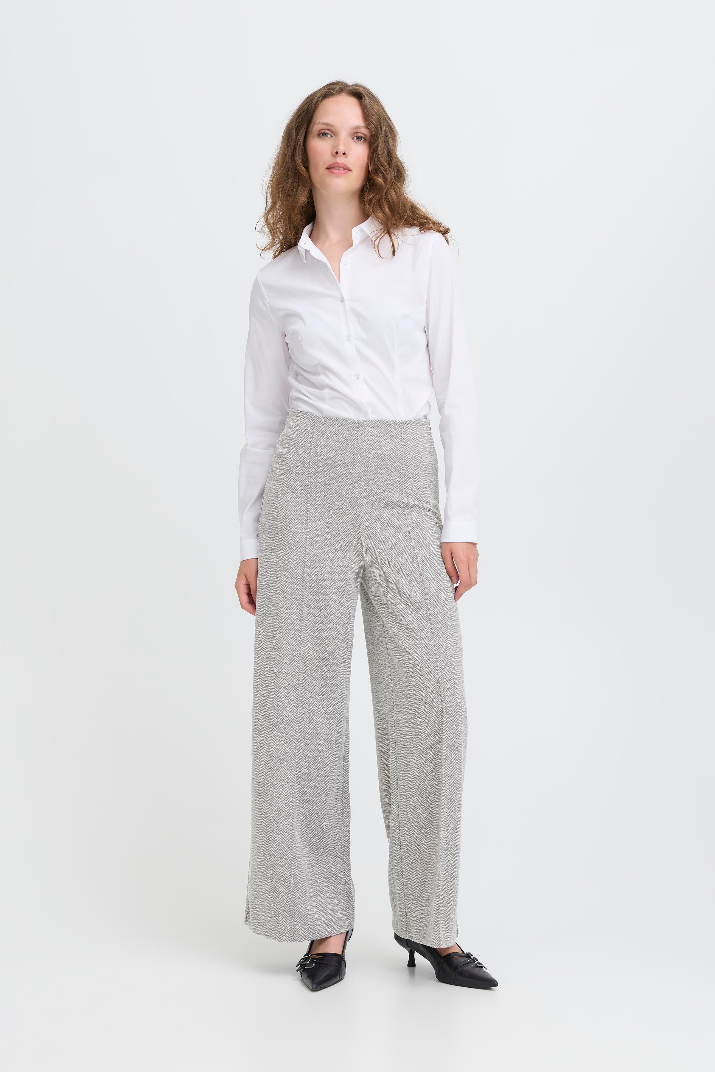 IHKATE JACQUARD Bukser LOOKBOOK FRONT 20121602-900000482