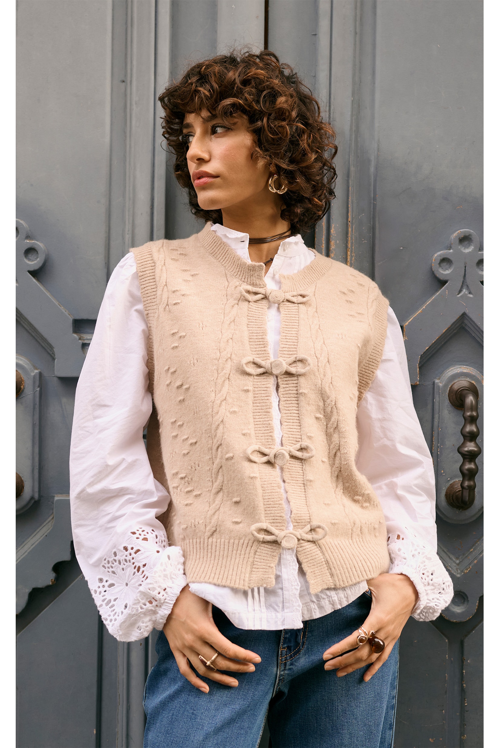 CRSamira Strikket vest LOCATION NONE 10614718-100232