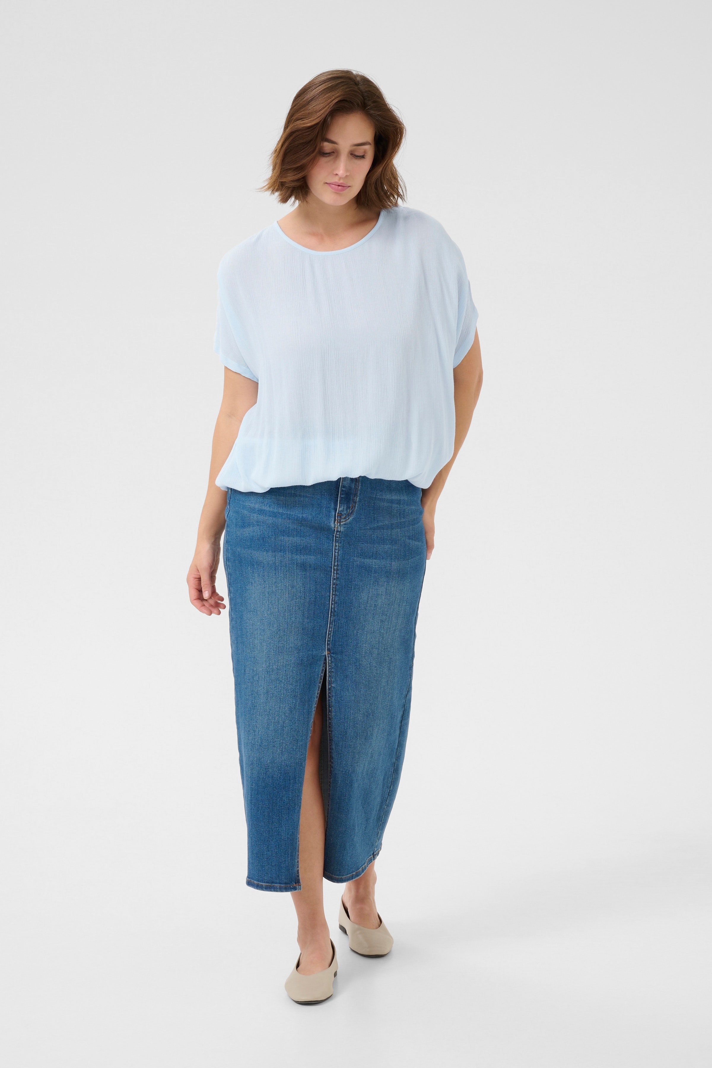 KAamber Bluse LOOKBOOK FRONT 10500781-144005