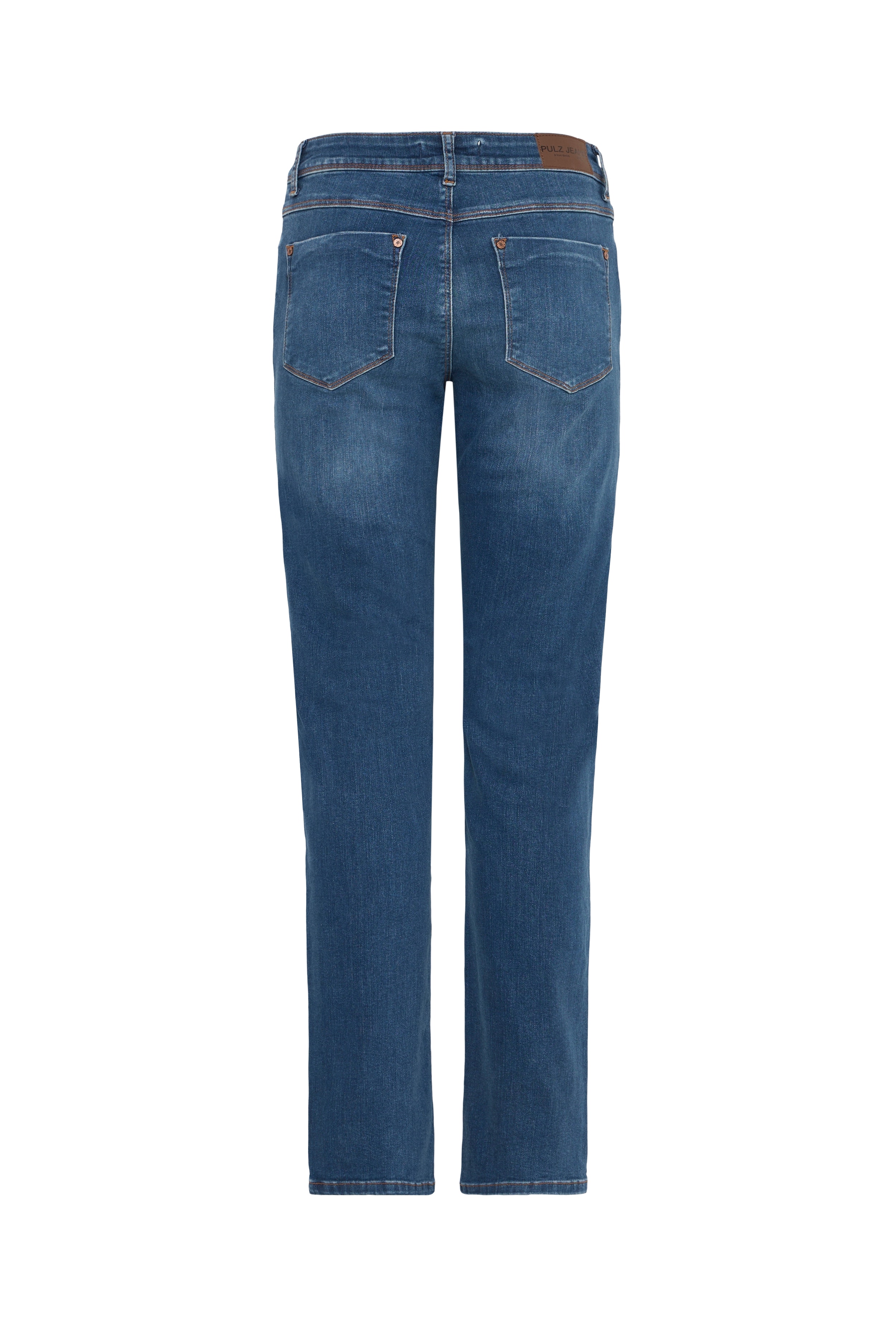 PZSANDRA HW Jeans Medium Straight PACK BACK 50205860-200005
