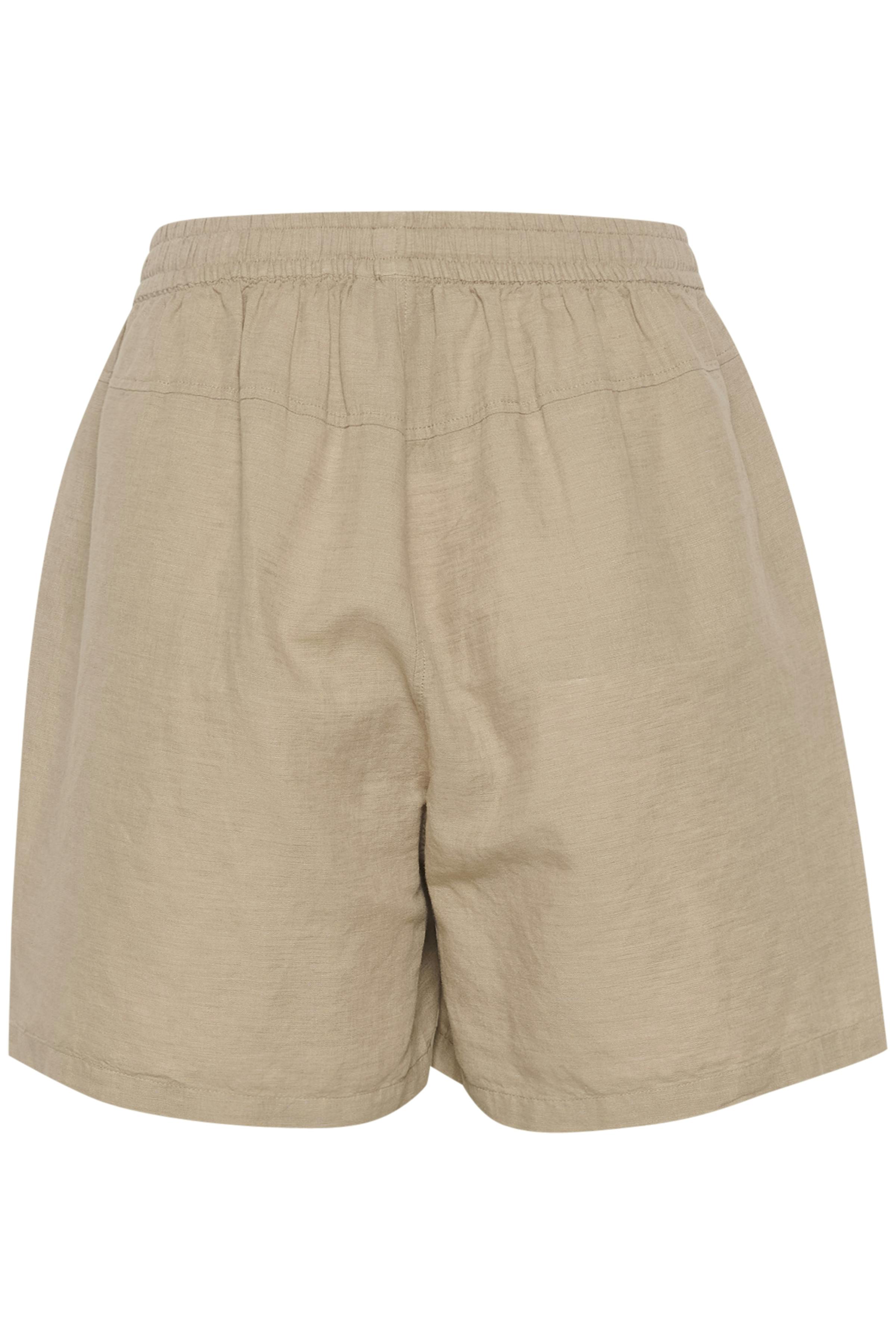 CUazemina Linen shorts PACK BACK 50110697-171009