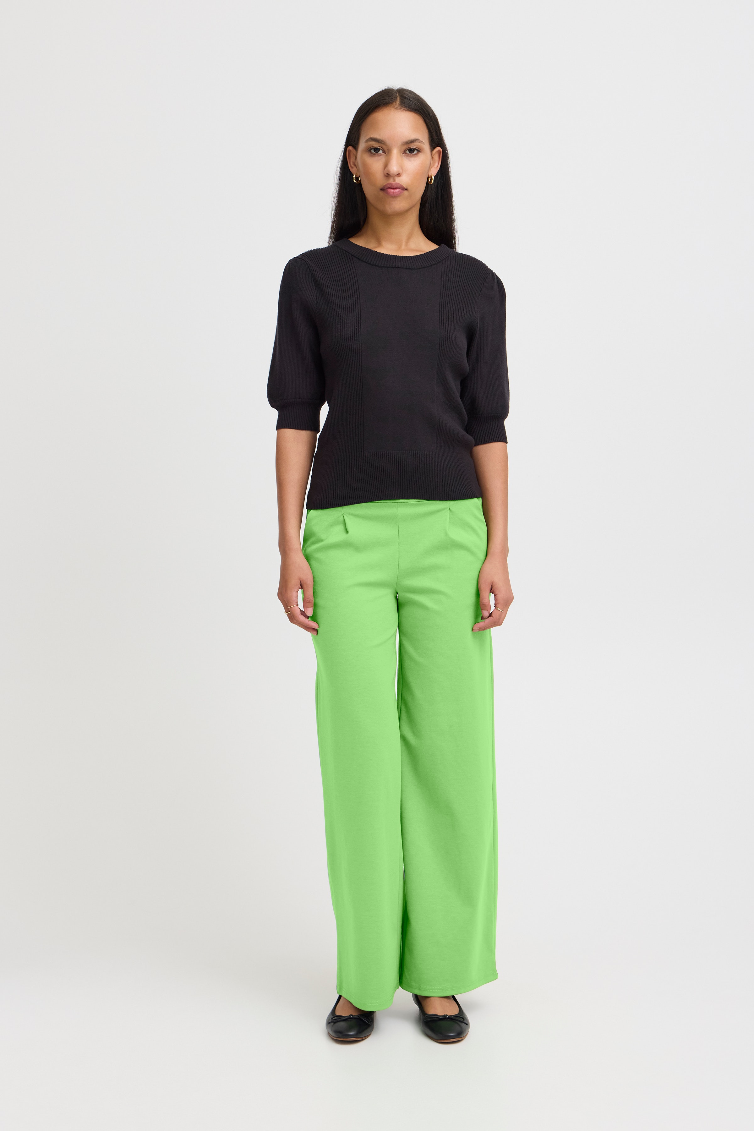 IHKATE LONG WIDE  Bukser LOOKBOOK FRONT 20118337-170133
