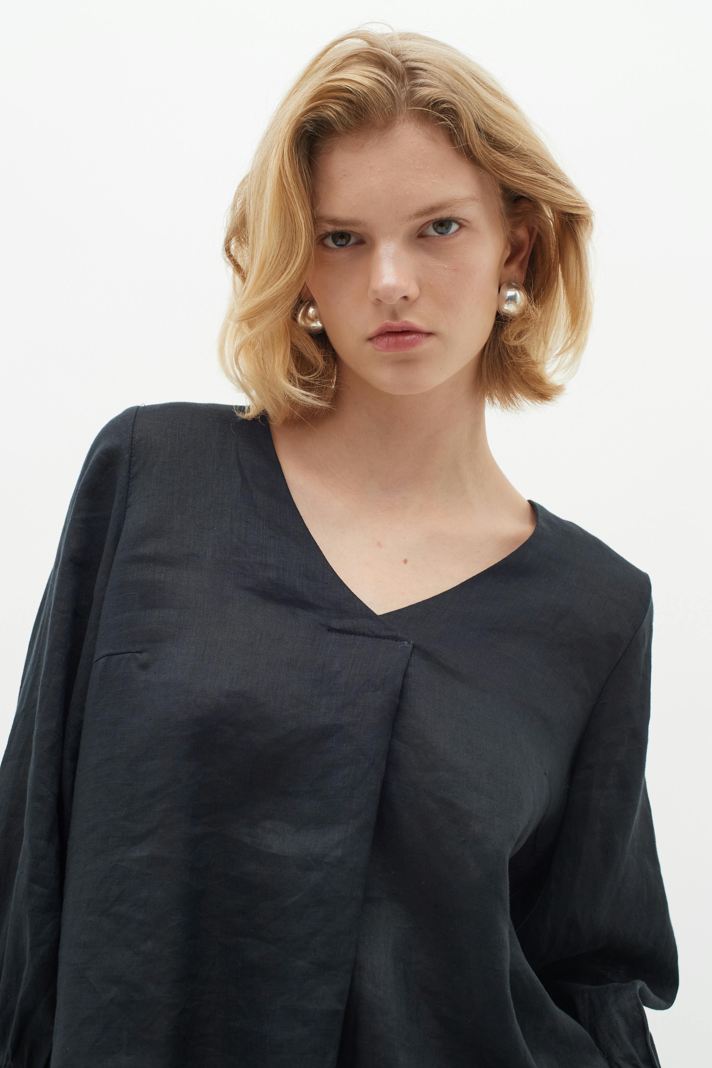 EzraIW Linnen Blouse LOOKBOOK DETAIL 30109318-194008