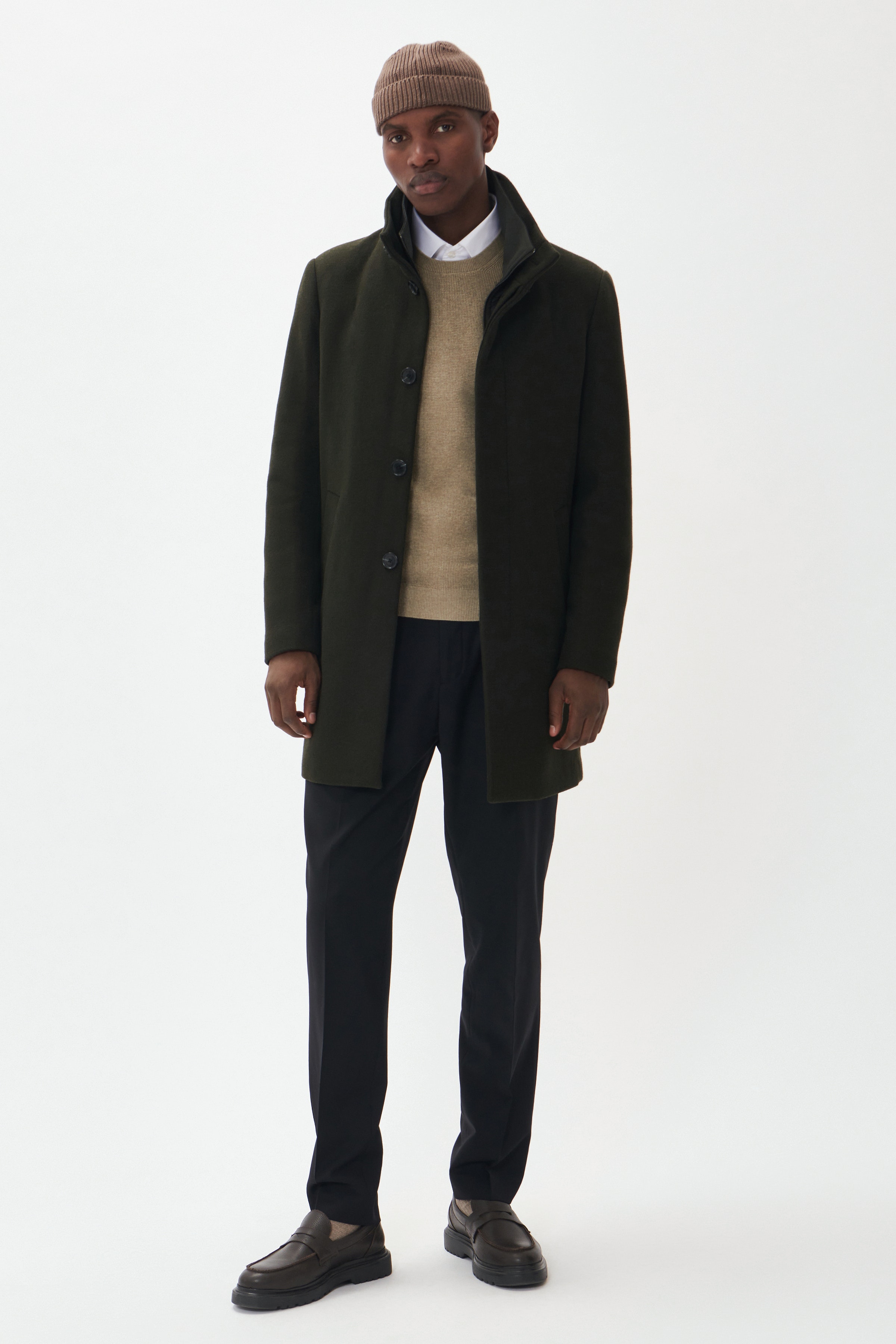 Harvey Wool Coat LOOKBOOK FRONT 30203845-21505