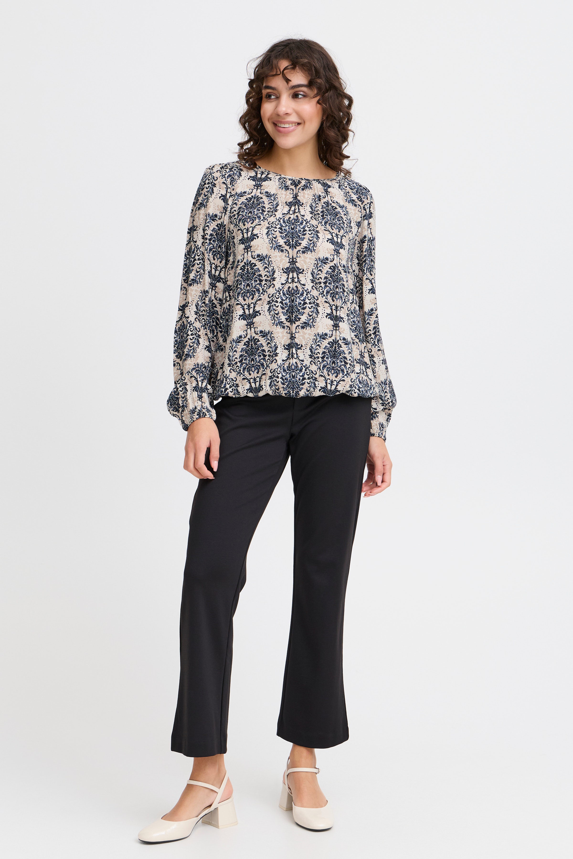 FRFLOWY Blouse with long sleeve LOOKBOOK FRONT 20615119-204124