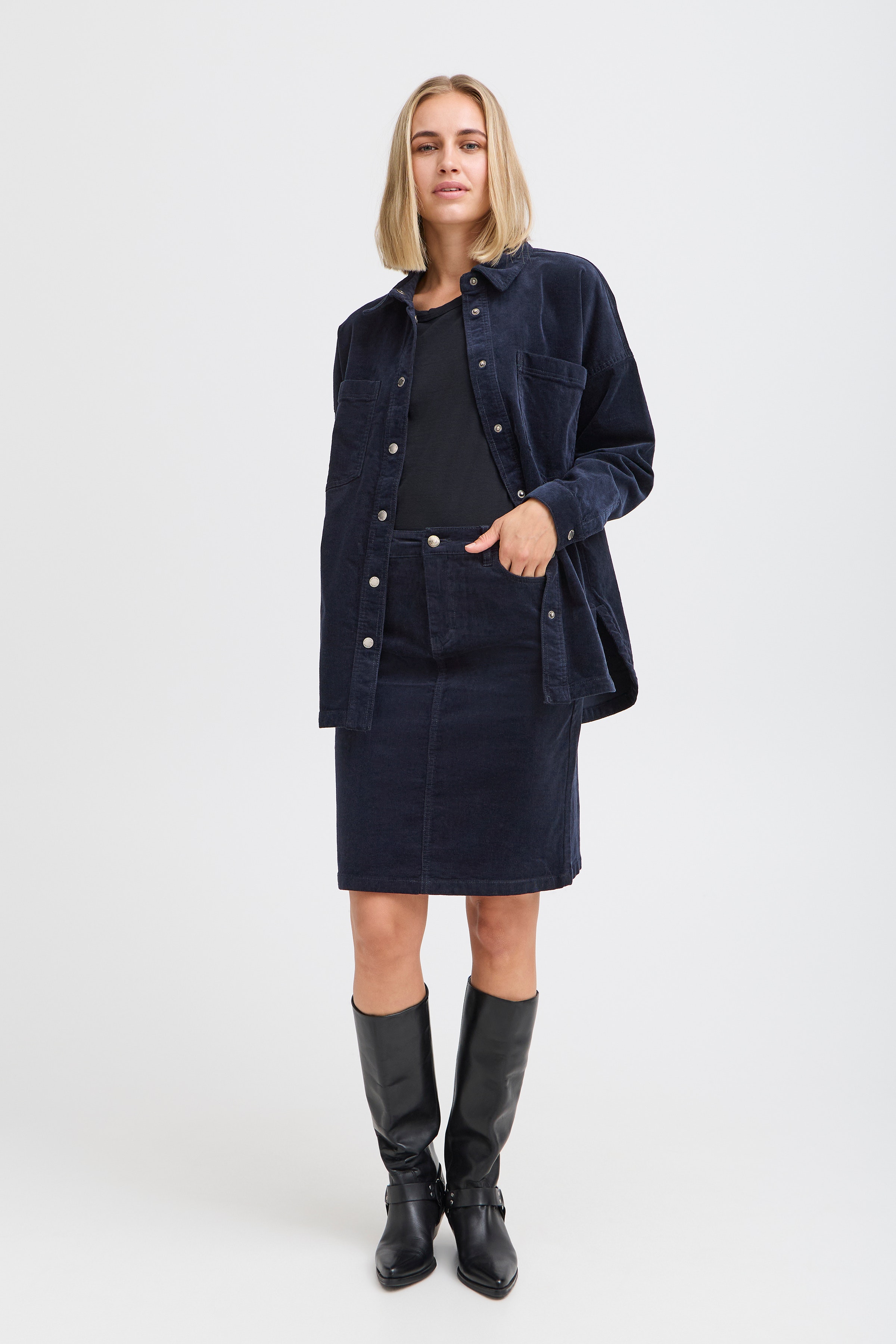 PZSALLY Skjørt LOOKBOOK FRONT 50208443-194020