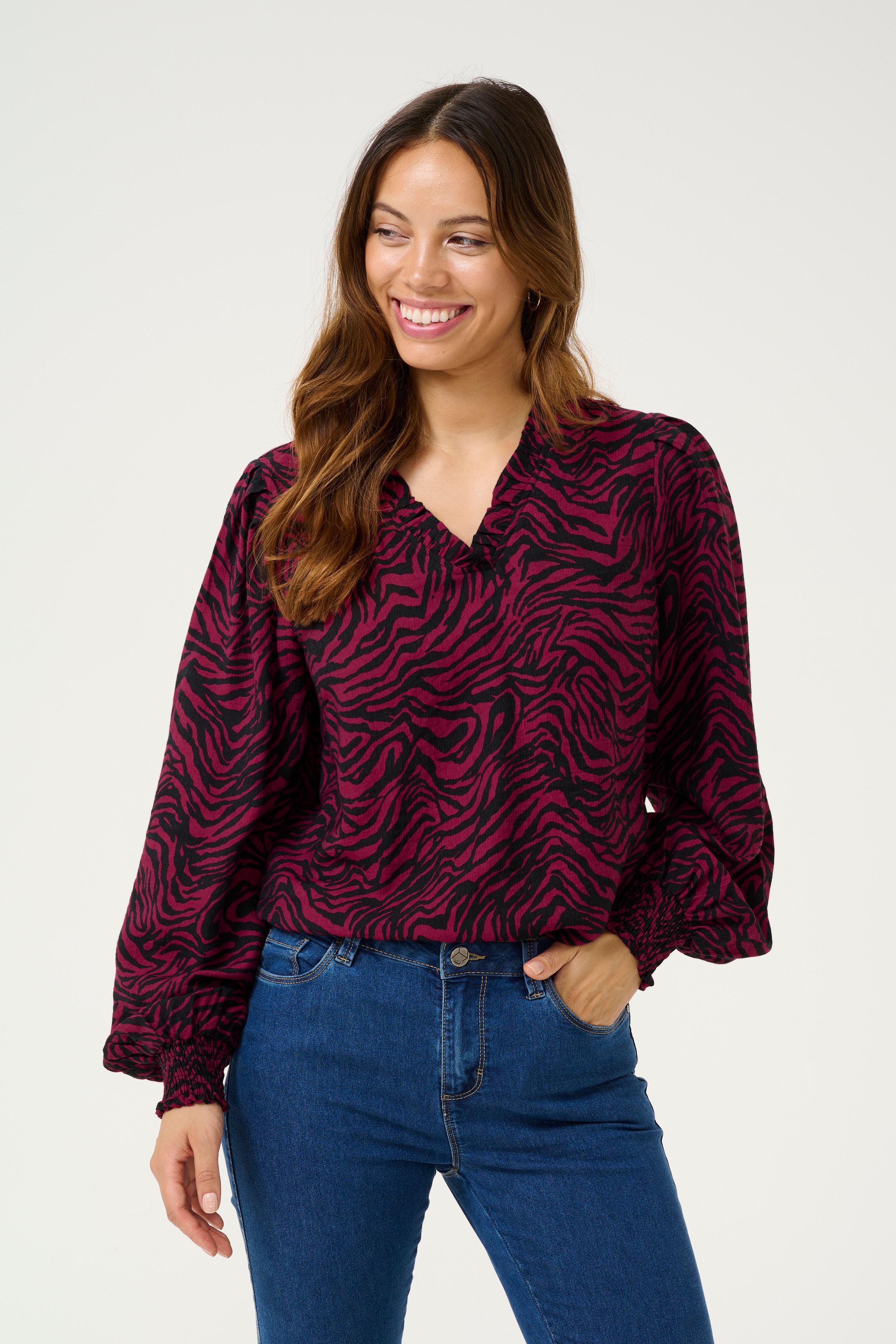 KAjodie Bluse LOOKBOOK FRONT 10552358-107187