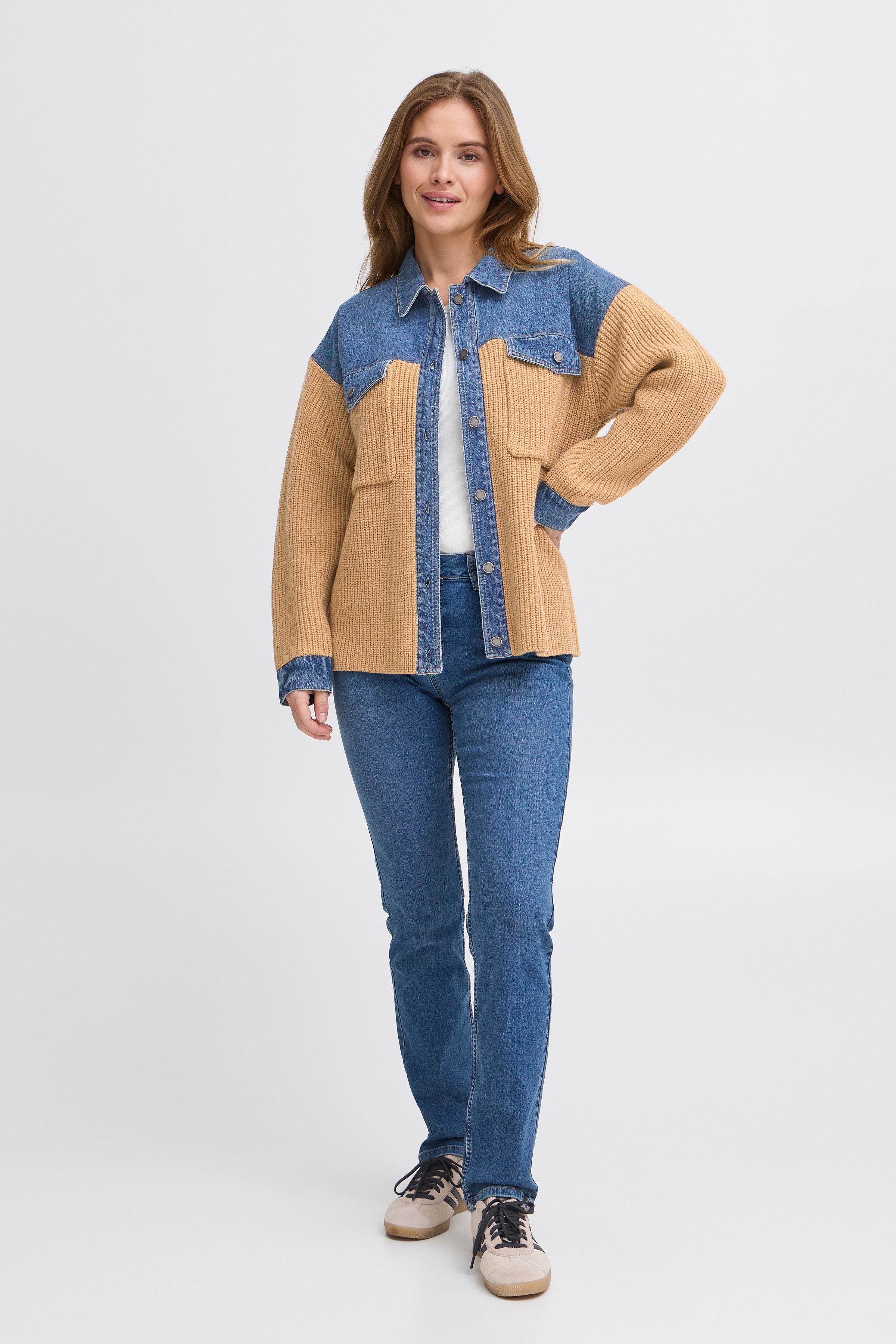 PZMARIT Strikket cardigan LOOKBOOK FRONT 50208572-200005