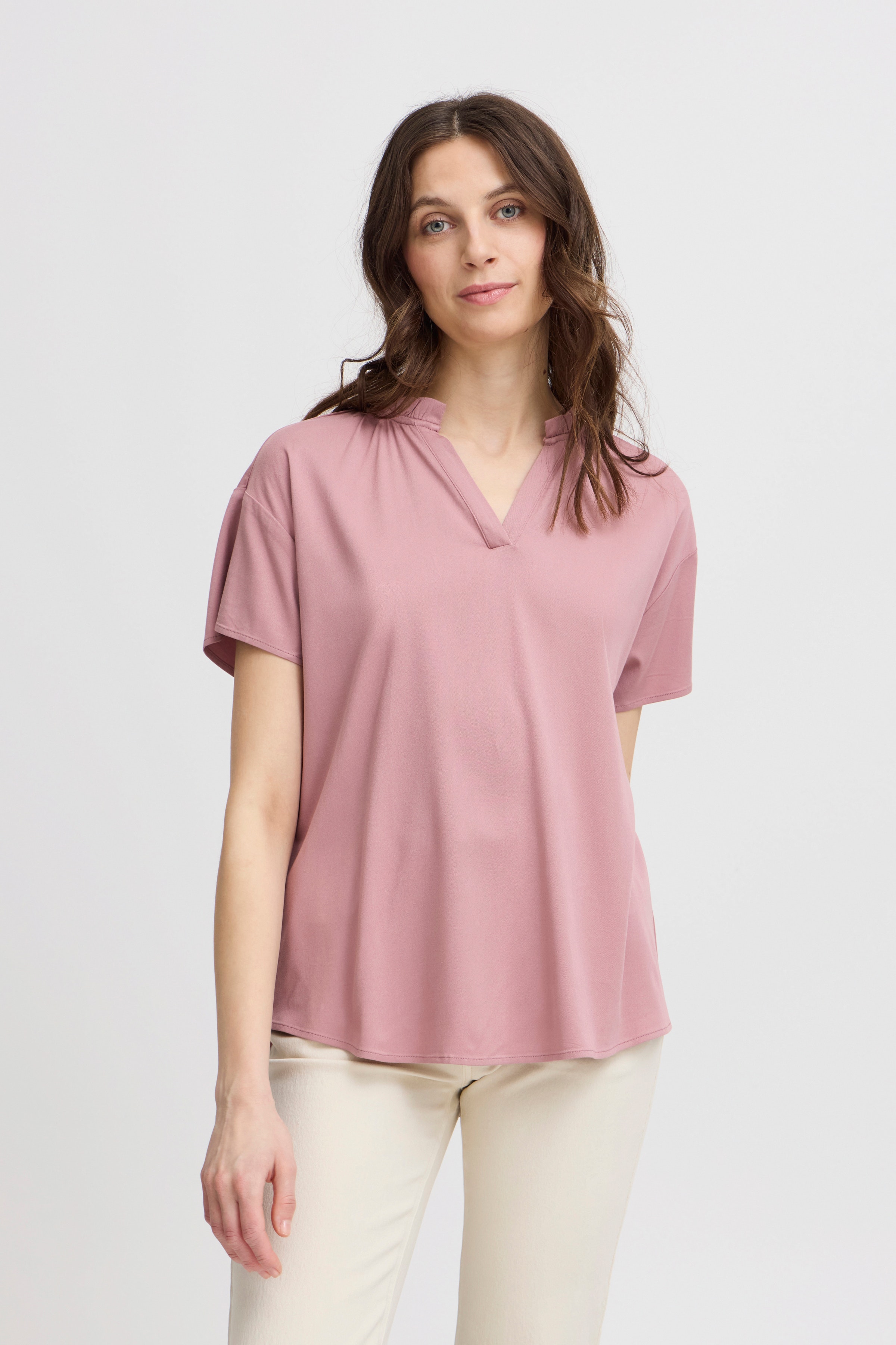 FRJUSTINA BL 1 Blouse with short sleeve LOOKBOOK FRONT 20615311-171512