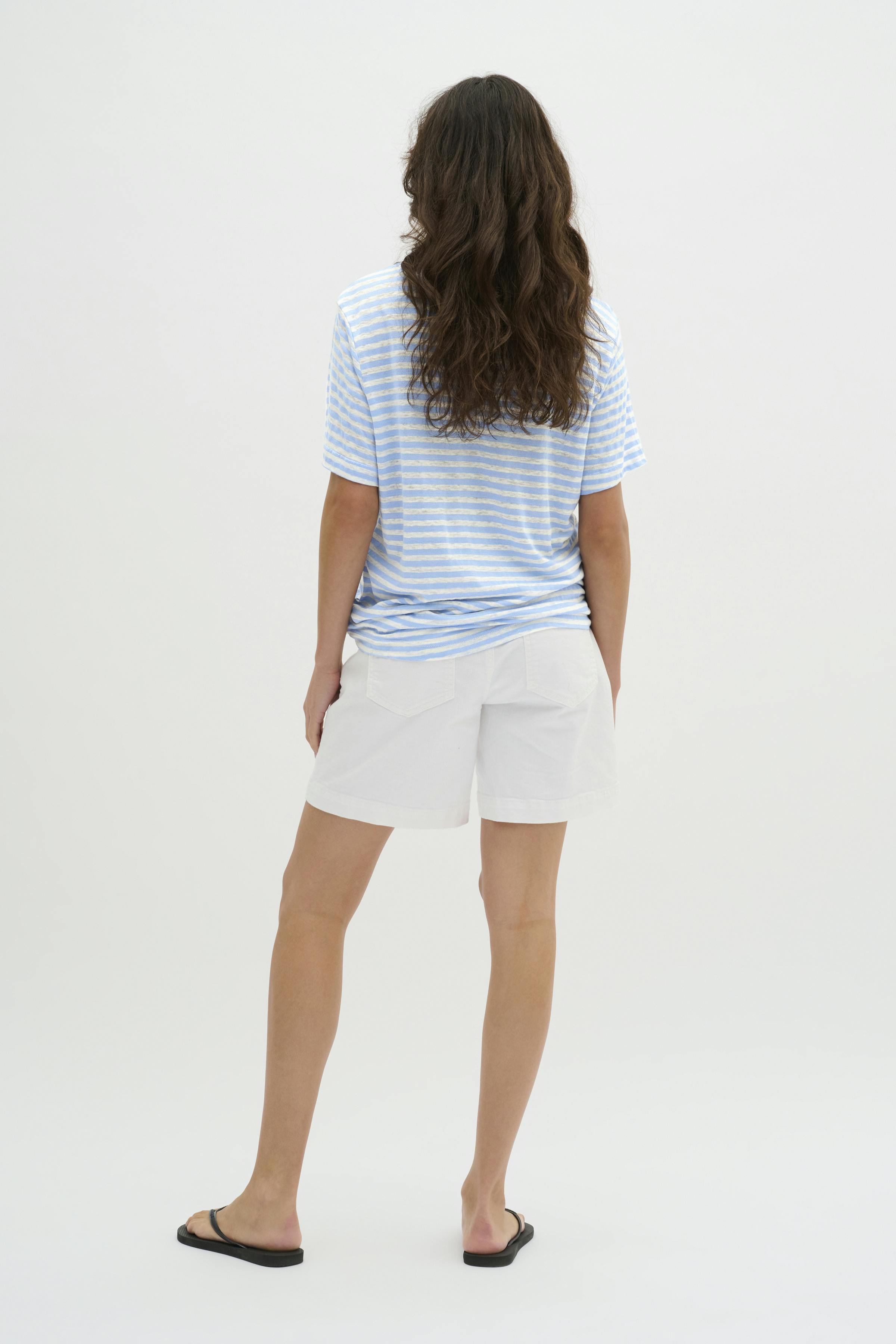 LisaMW Linen T-shirt LOOKBOOK BACK 10704599-105849