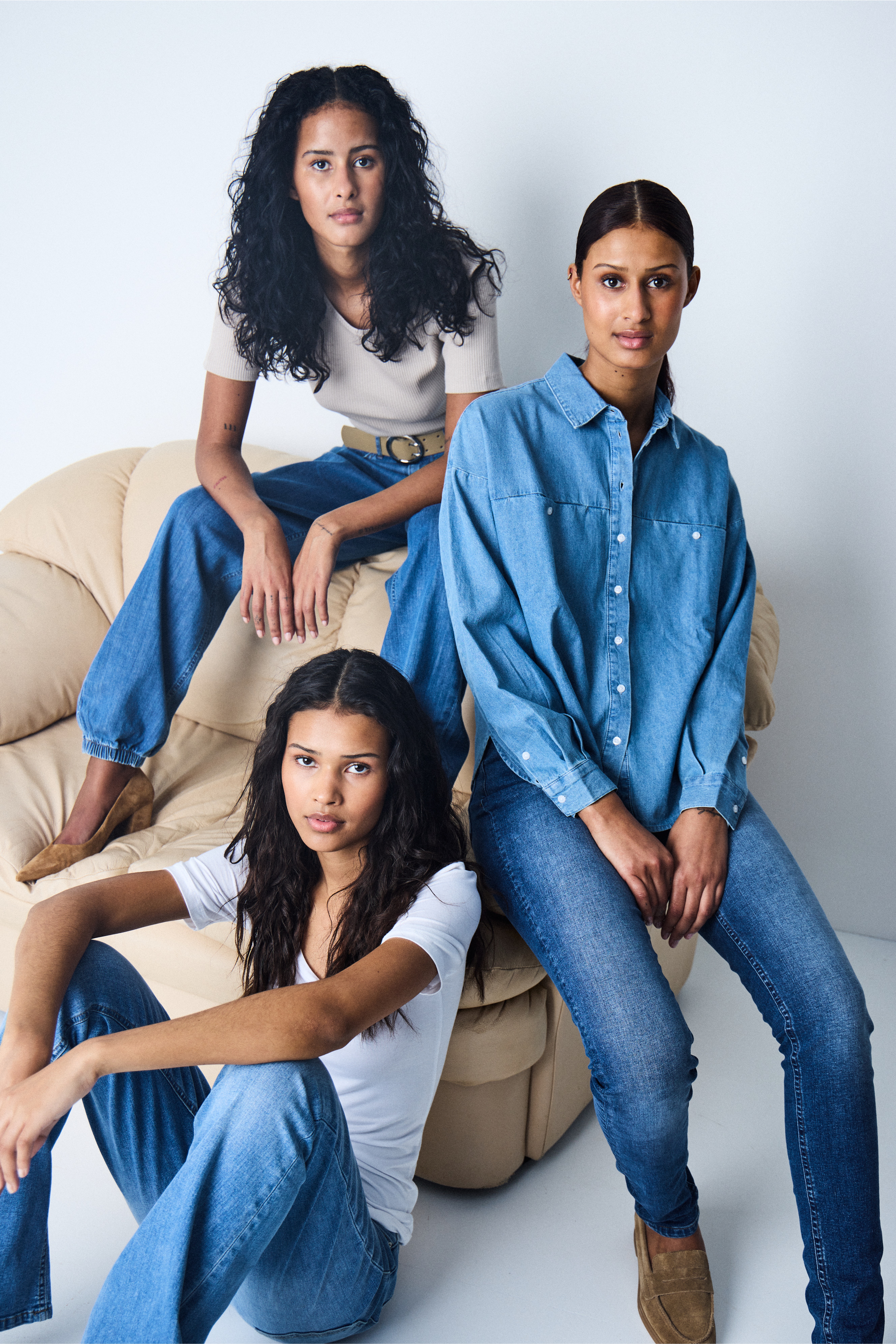 IHARCHER Denim skjorte LOCATION NONE 20122389-200792