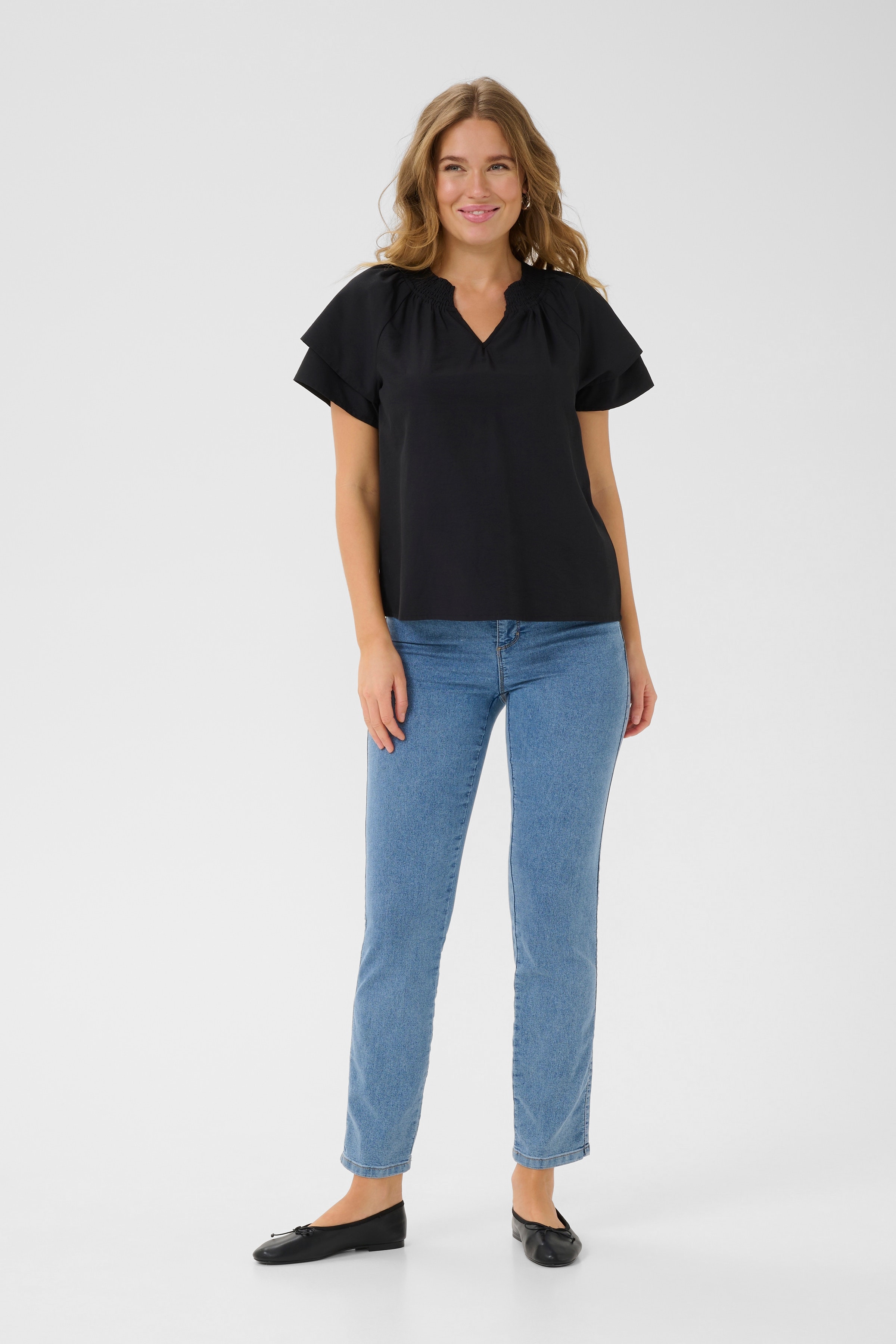 KAyrsa Bluse LOOKBOOK FRONT 10510431-100121