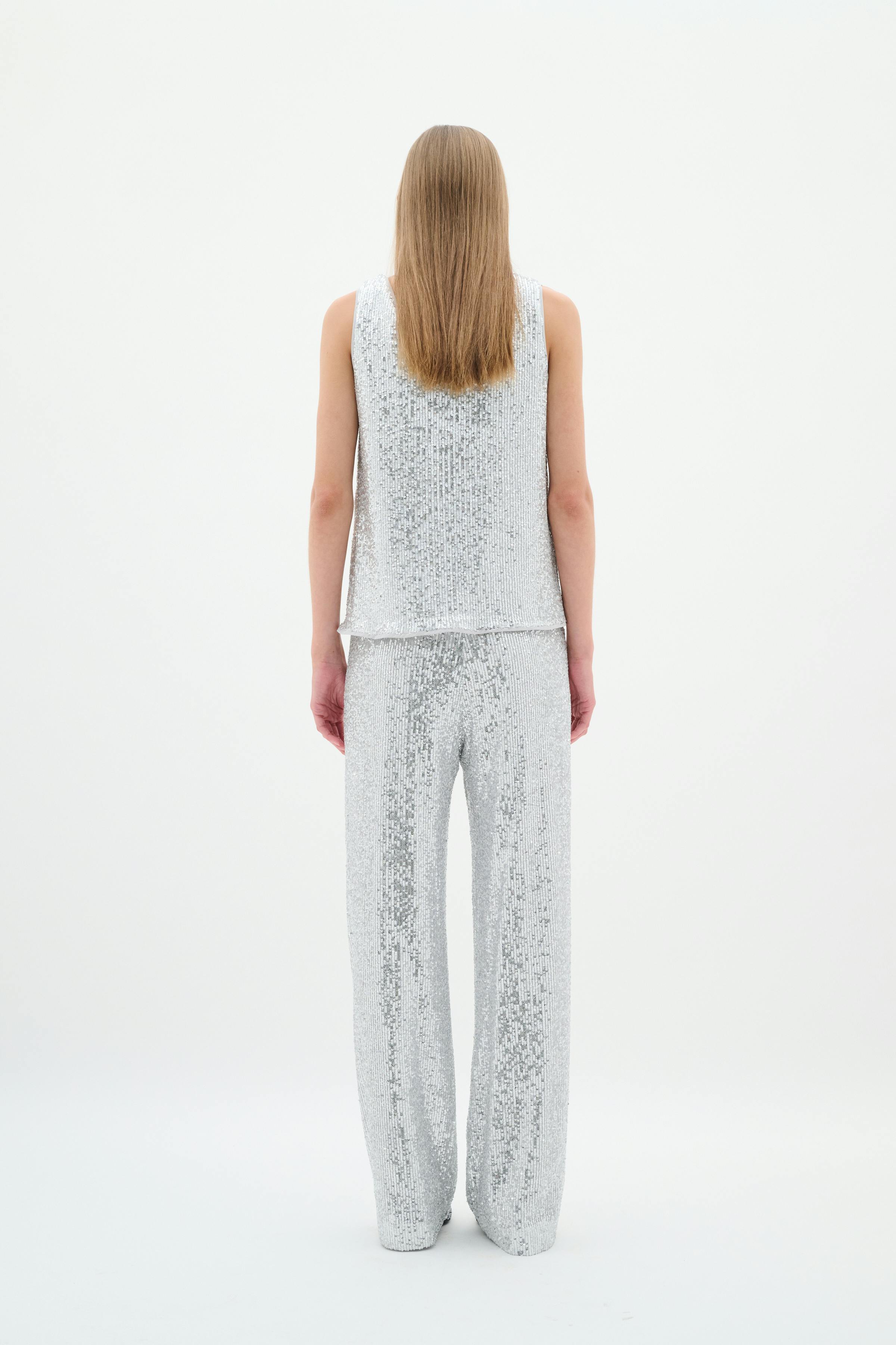 BarbaraIW Sequin Trousers LOOKBOOK FRONT 30110081-300030