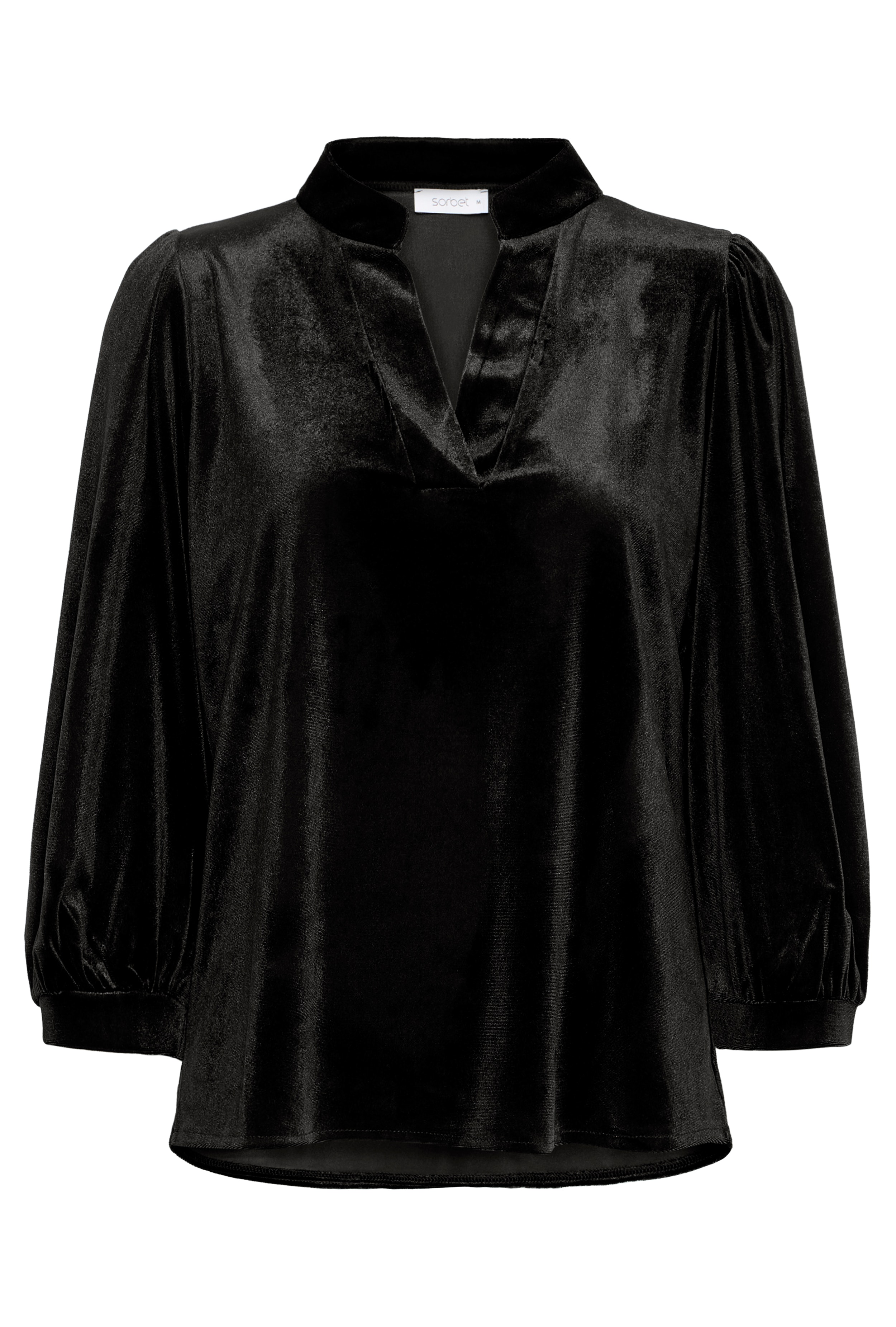 SBVELVETTA Bluse PACK FRONT 22100855-190303