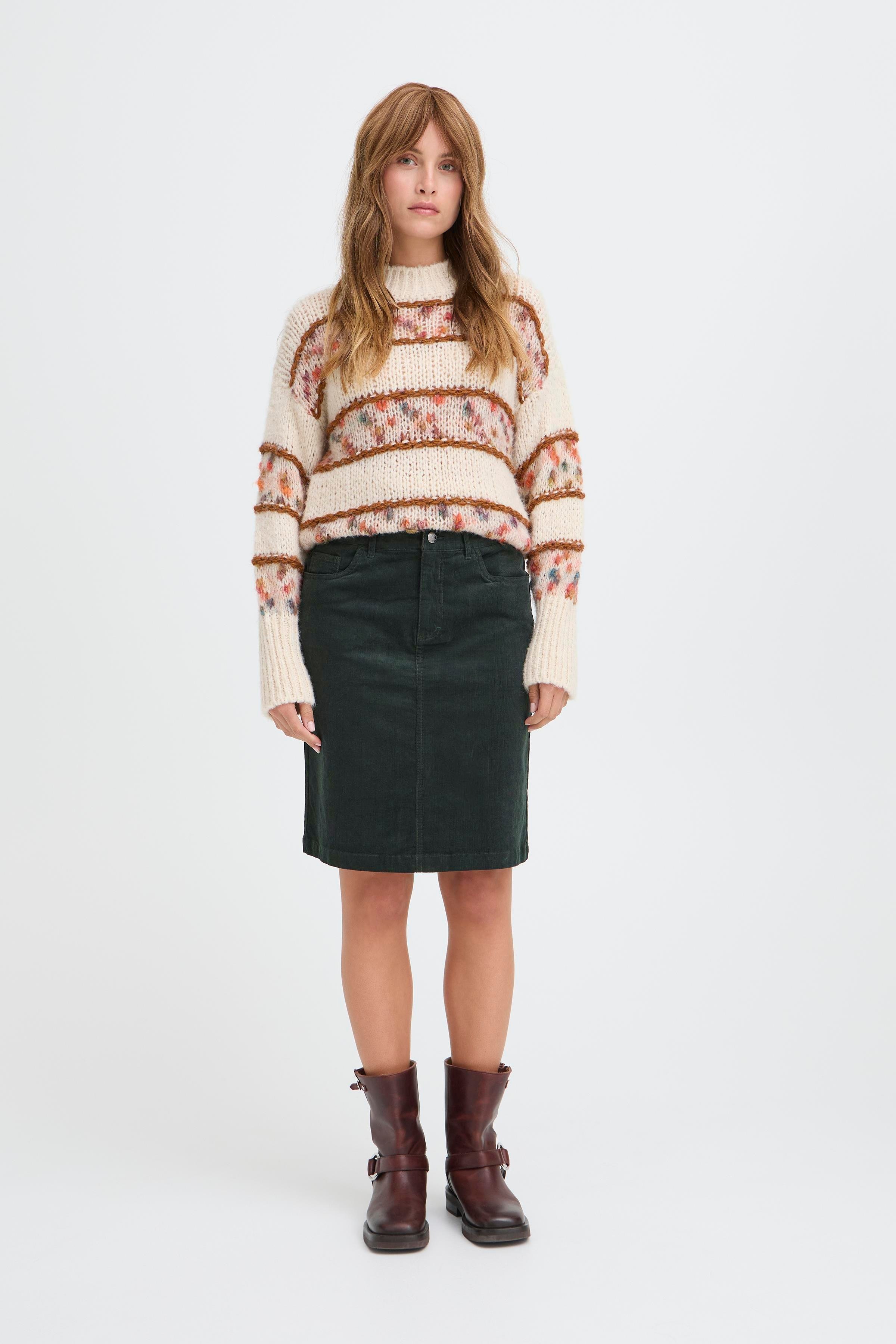 PZSALLY Skjørt LOOKBOOK FRONT 50210076-195708