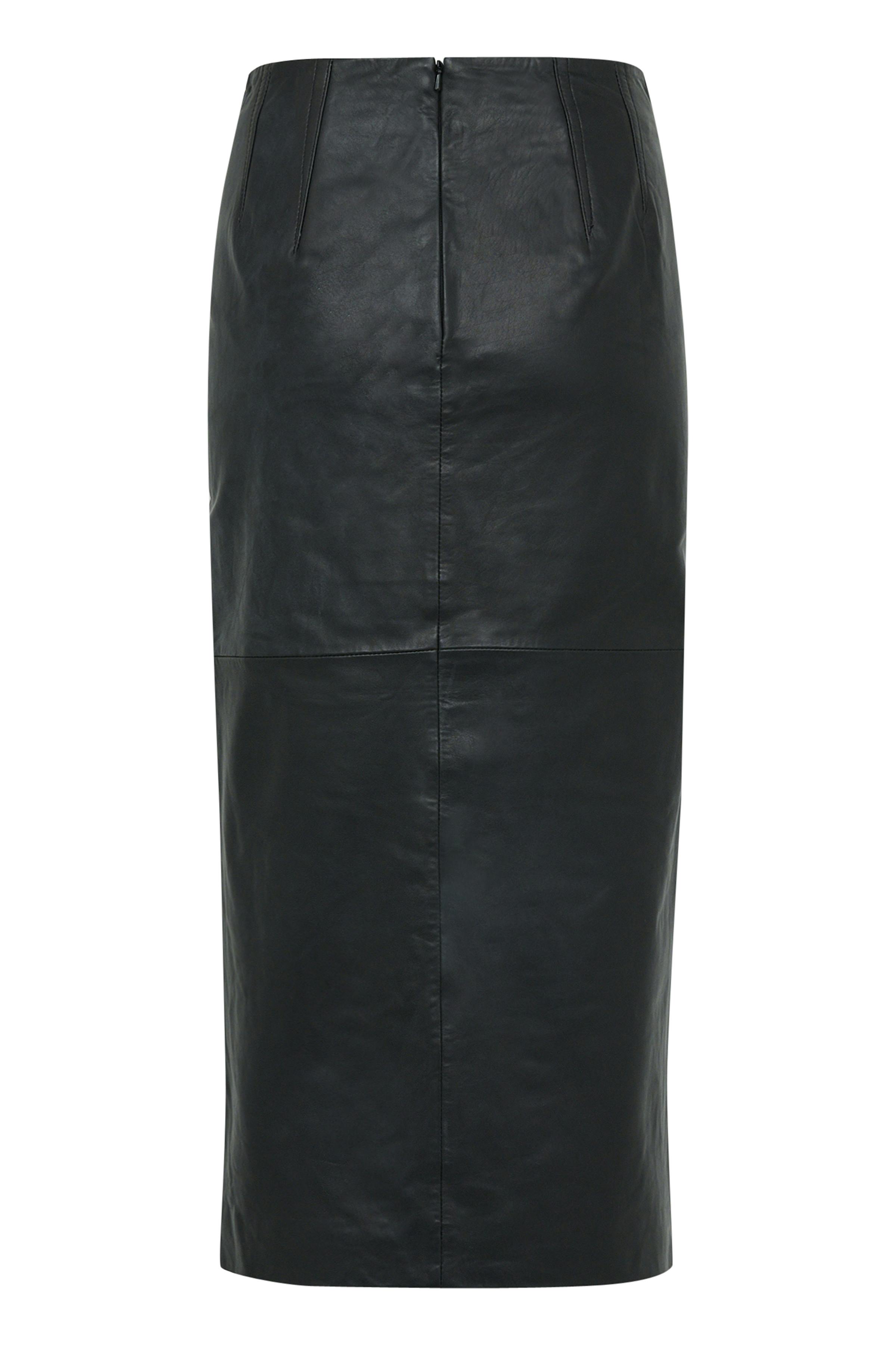 KamaIW leather Skirt PACK BACK 30109729-194008