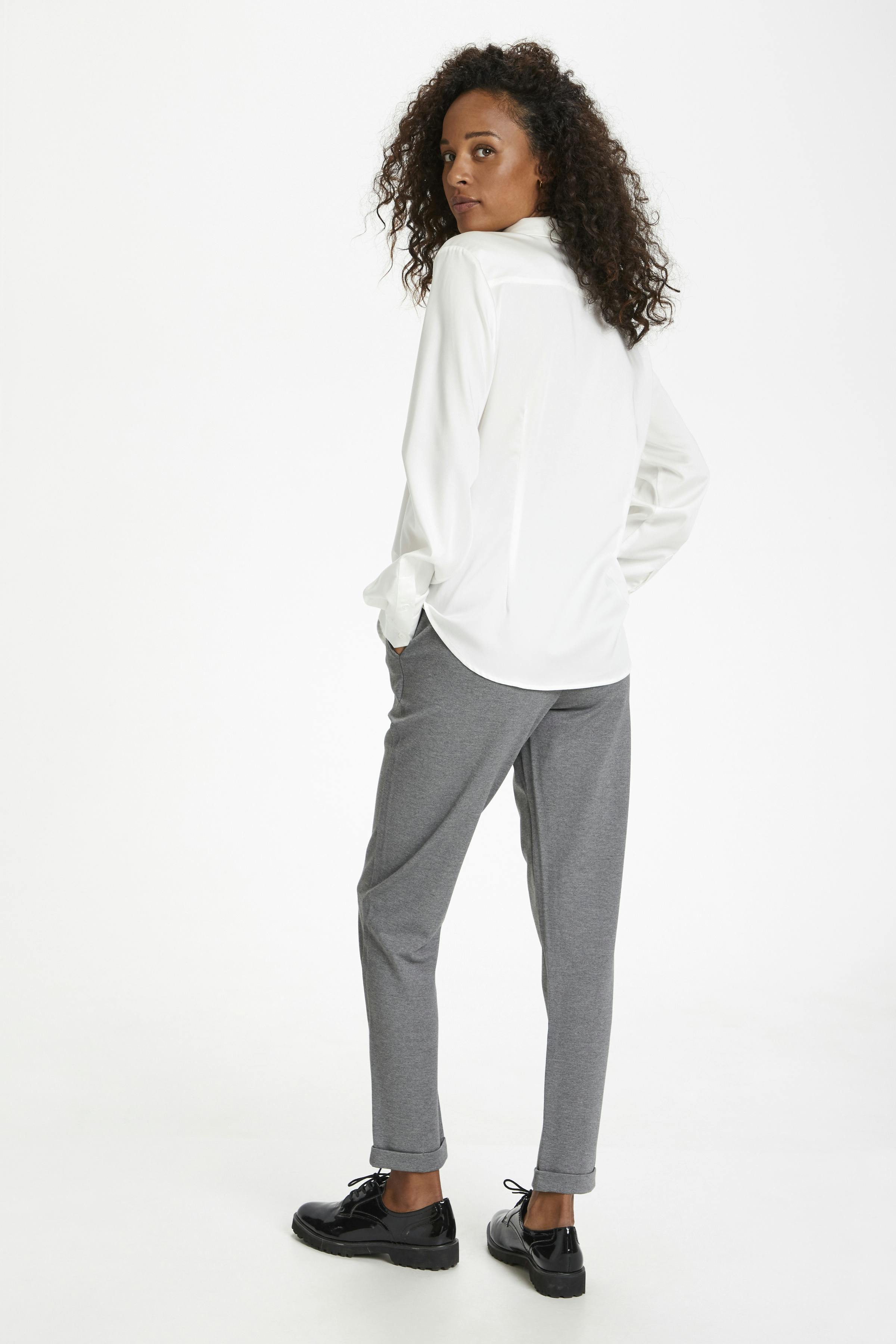 BinaKB Fitted Long sleeved shirt LOOKBOOK BACK 10103333-110103