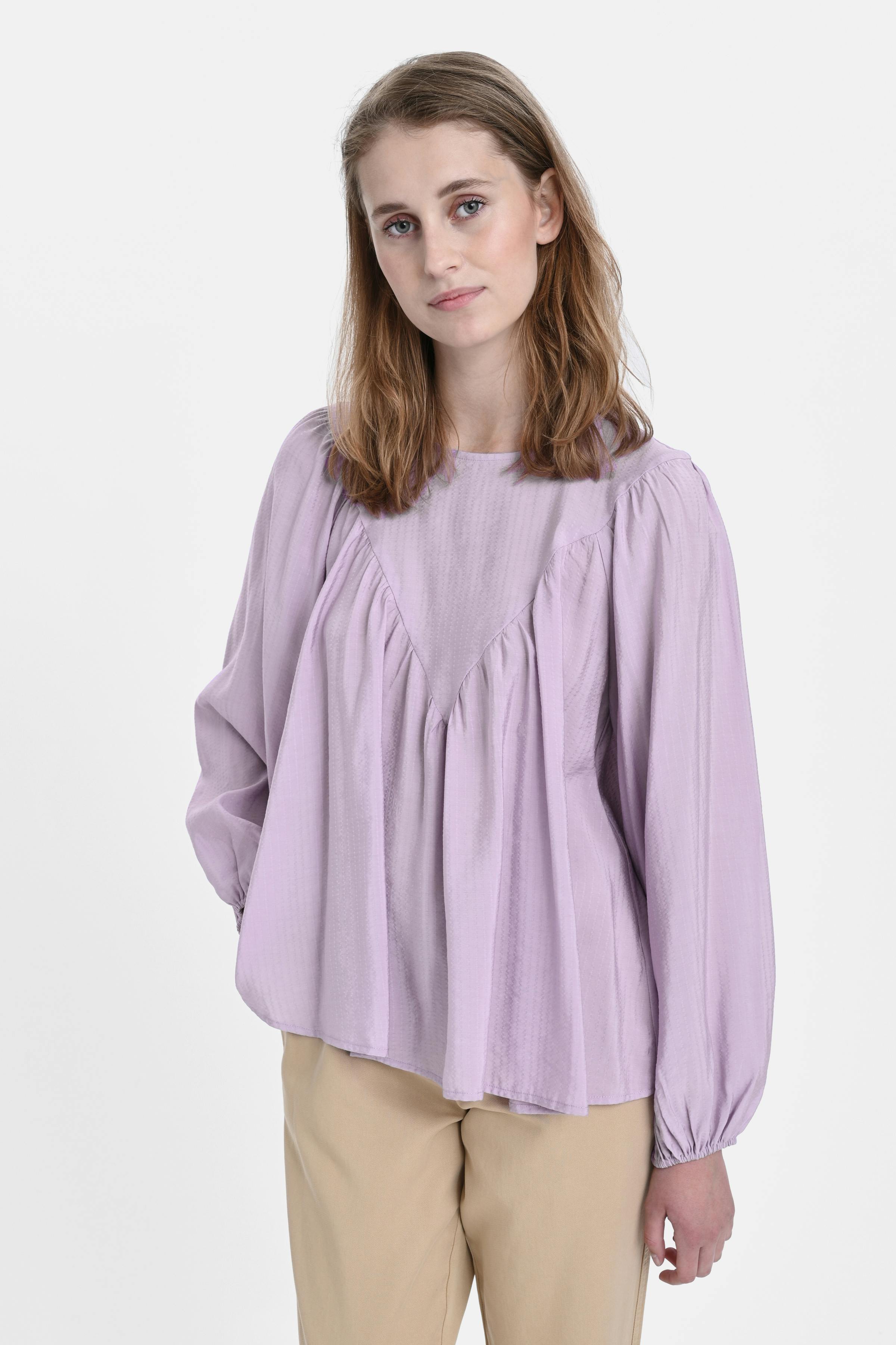 HaddieKB Blouse with long sleeve LOOKBOOK FRONT 10103510-133805