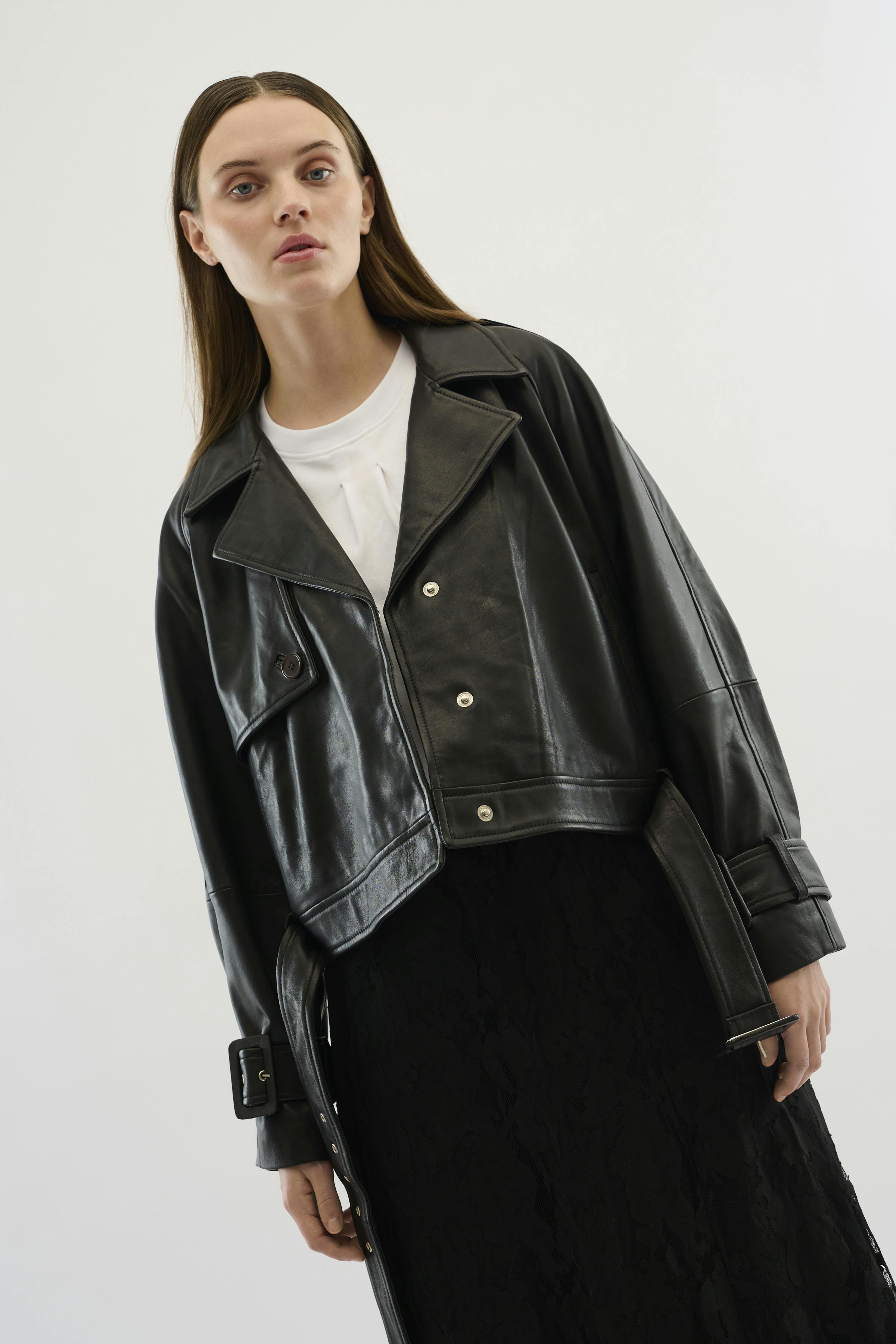 KBPuk Leather jacket LOOKBOOK FRONT 10105001-194008