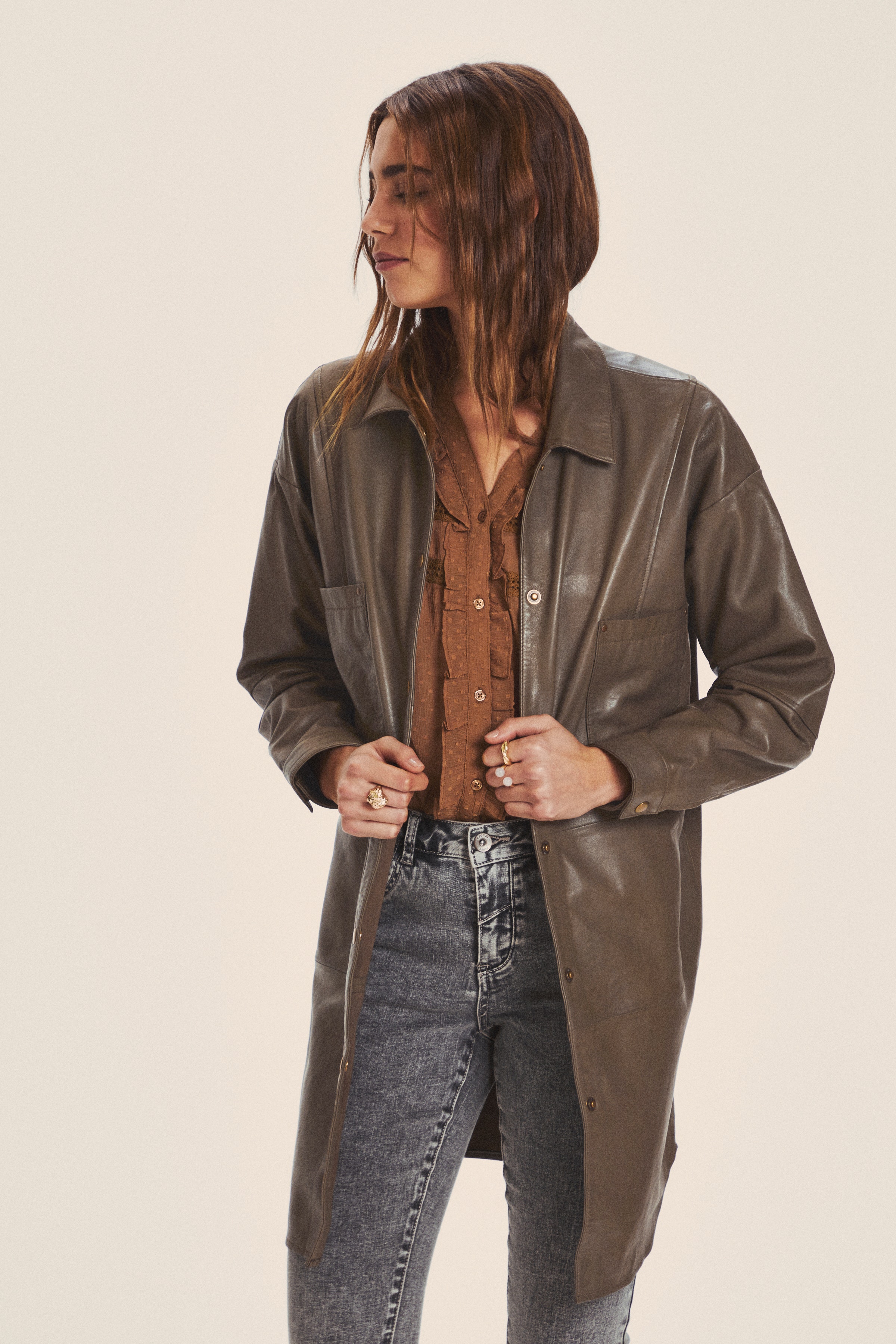 Skinnjacka LOOKBOOK FRONT 10607828-190403