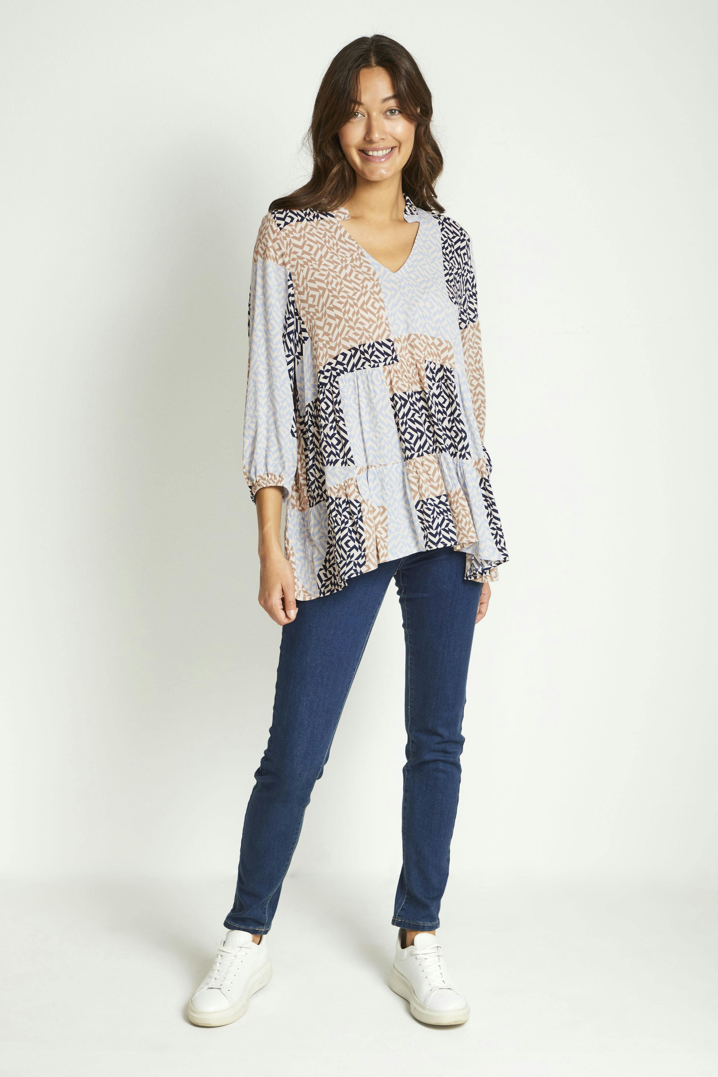 CUtyra Blouse met lange mouwen LOOKBOOK FRONT 50108570-500145