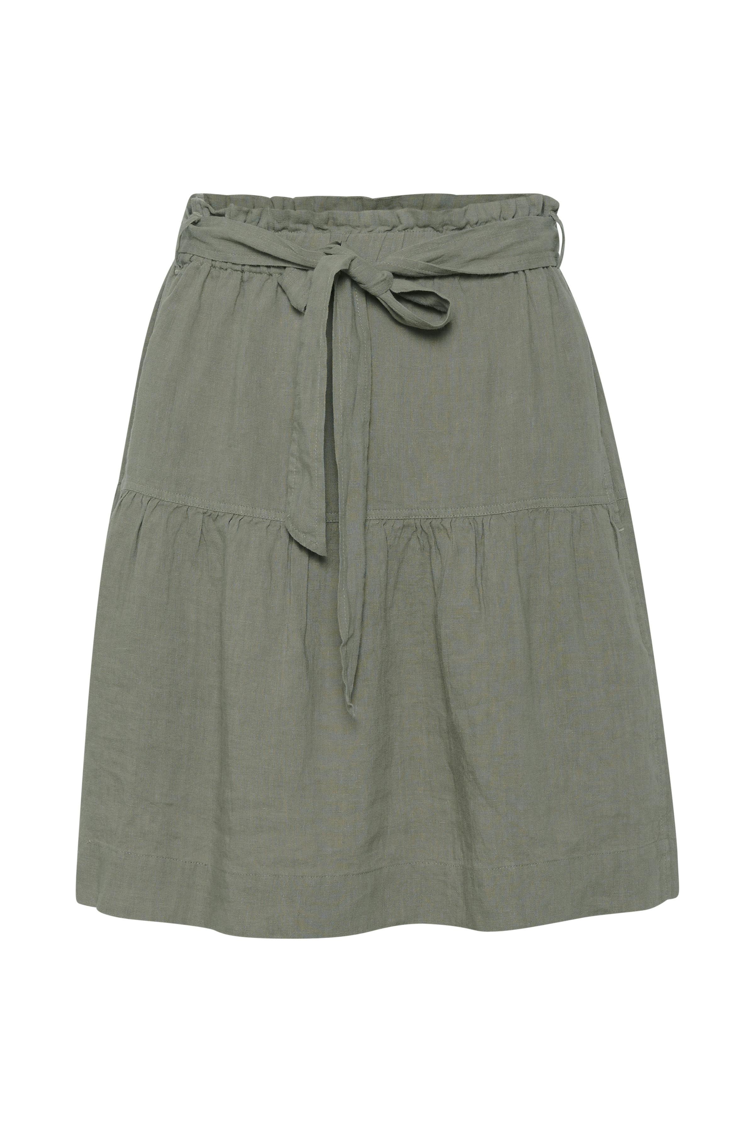 CelianesPW Short linen skirt PACK FRONT 30308513-170613