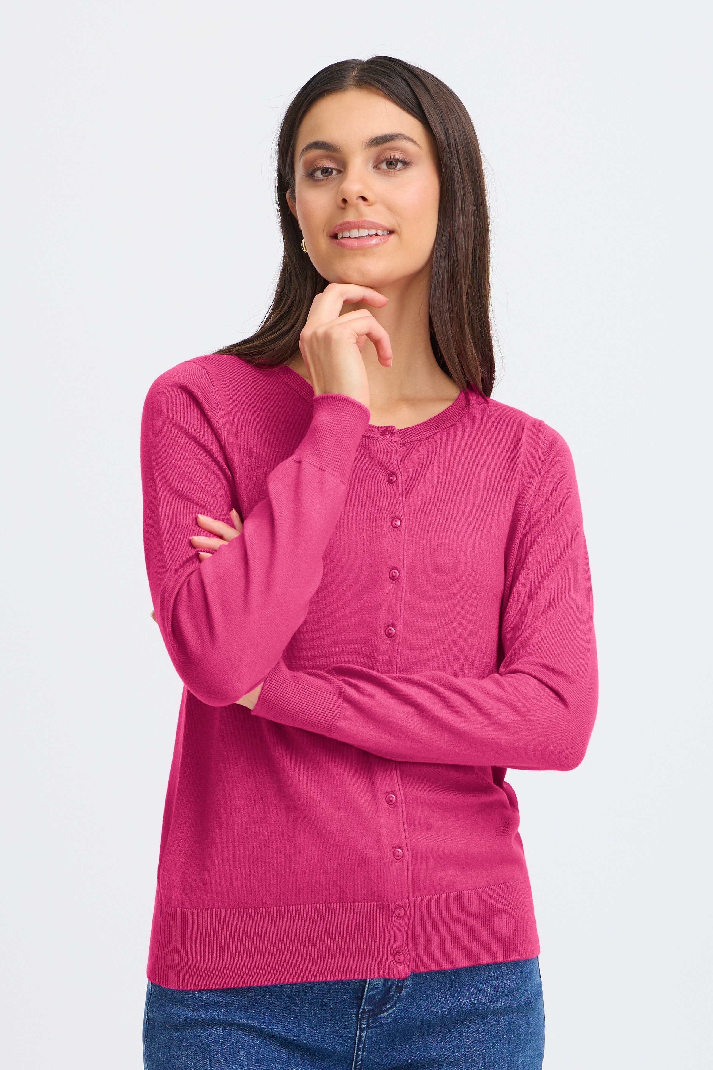 FRZUBASIC Cardigan LOOKBOOK FRONT 20604187-182336