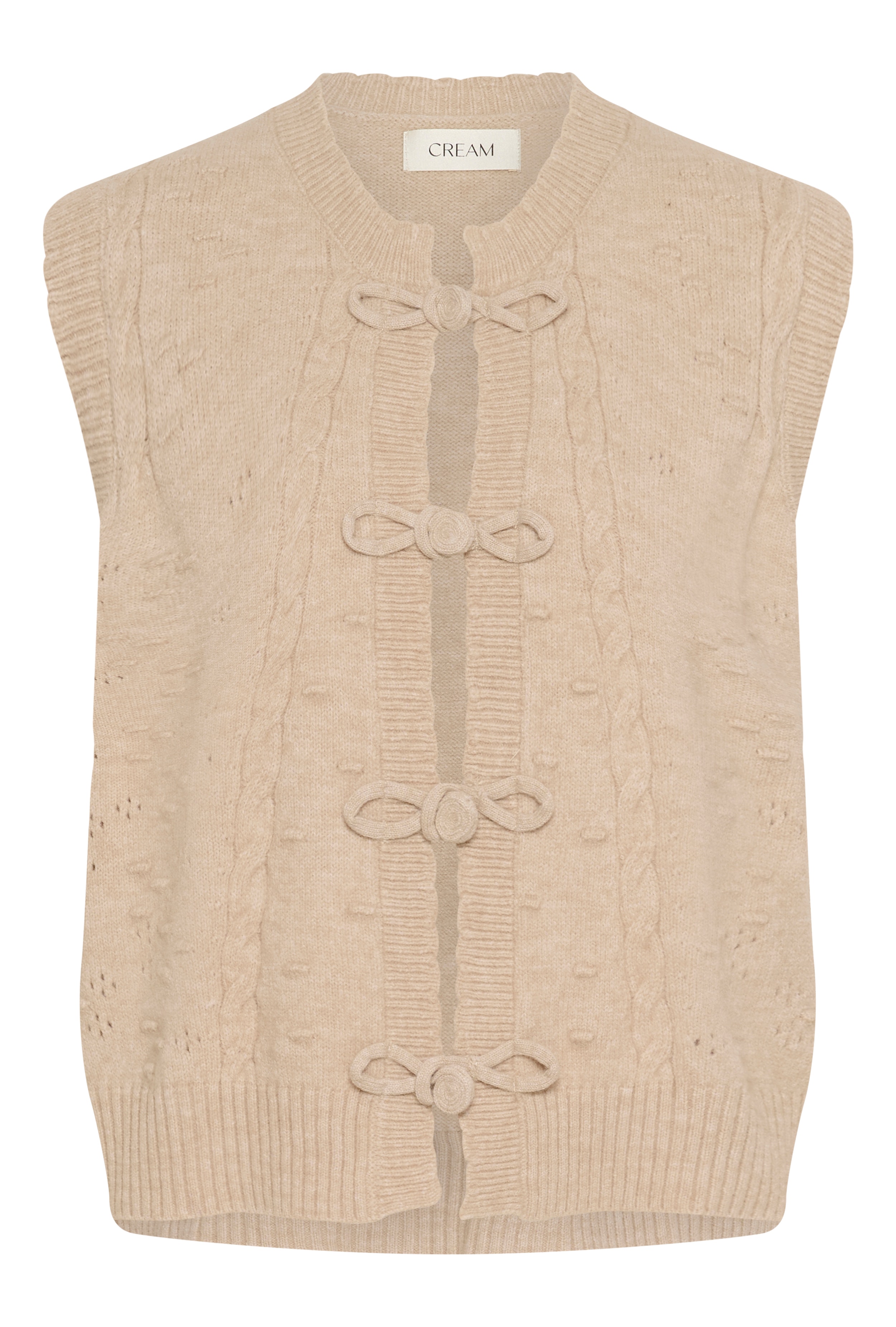 CRSamira Strikket vest PACK FRONT 10614718-100232