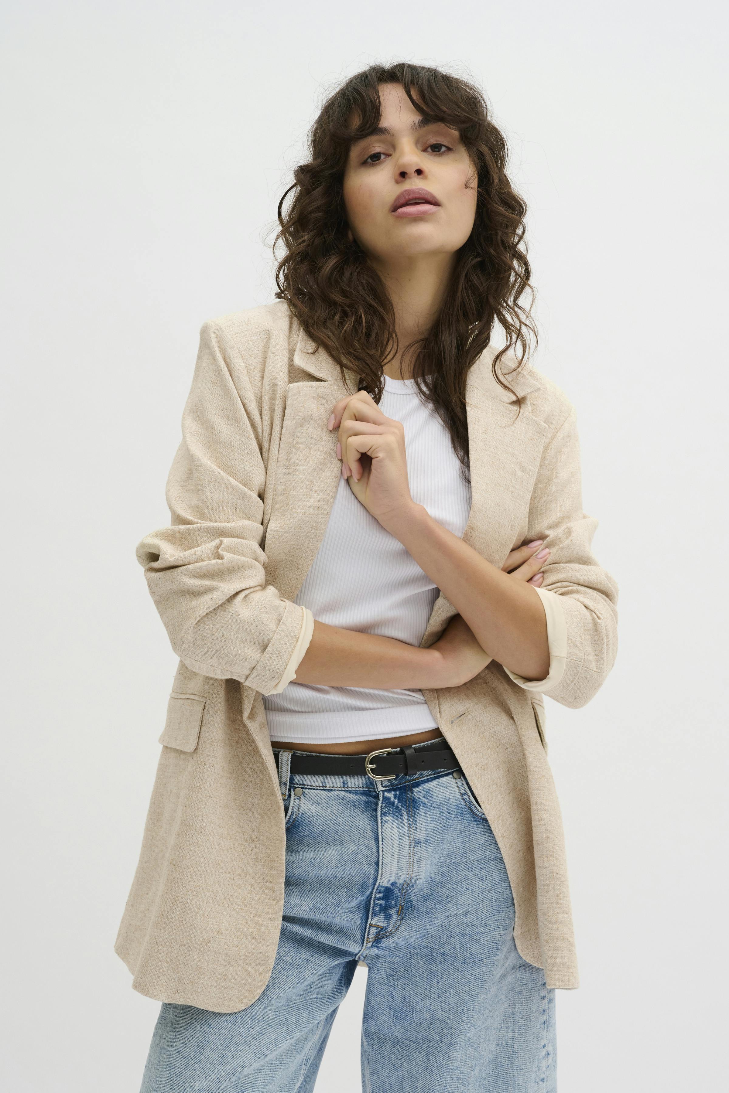 LavitaMW Linen Blazer LOOKBOOK DETAIL 10703948-1304011