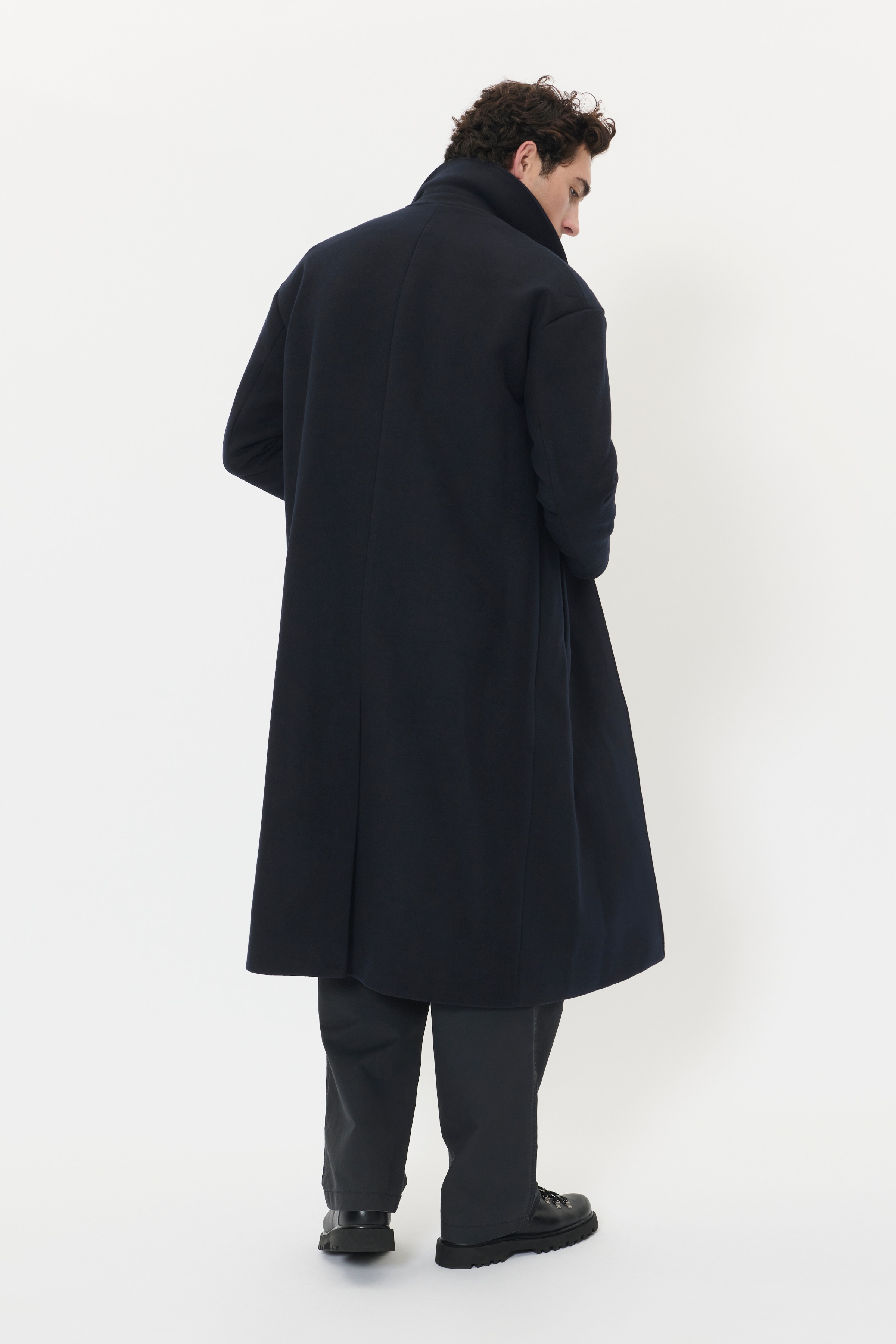 MABurnley Dobbelt­radet Uldfrakke LOOKBOOK BACK 30208858-194011